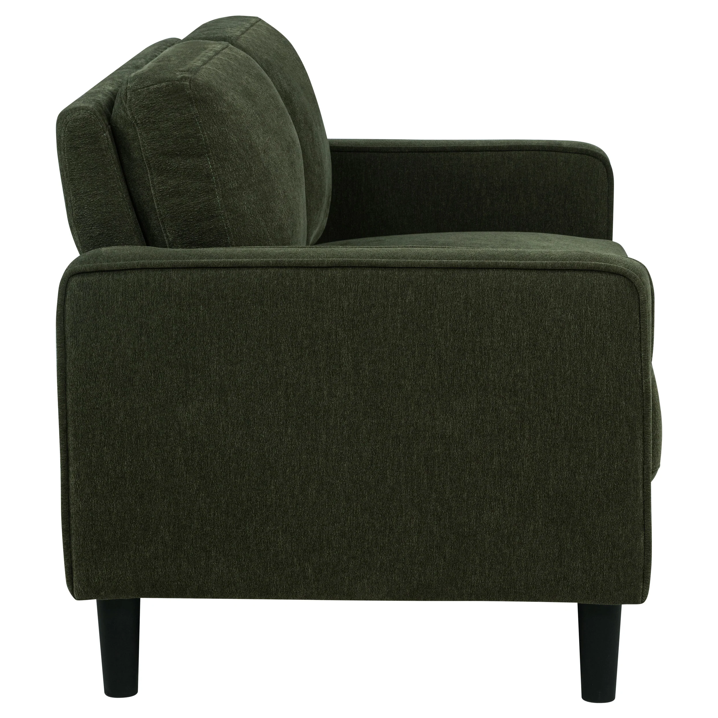 Ruth Fabric Upholstered Track Arm Loveseat, Matcha Green - Image 7