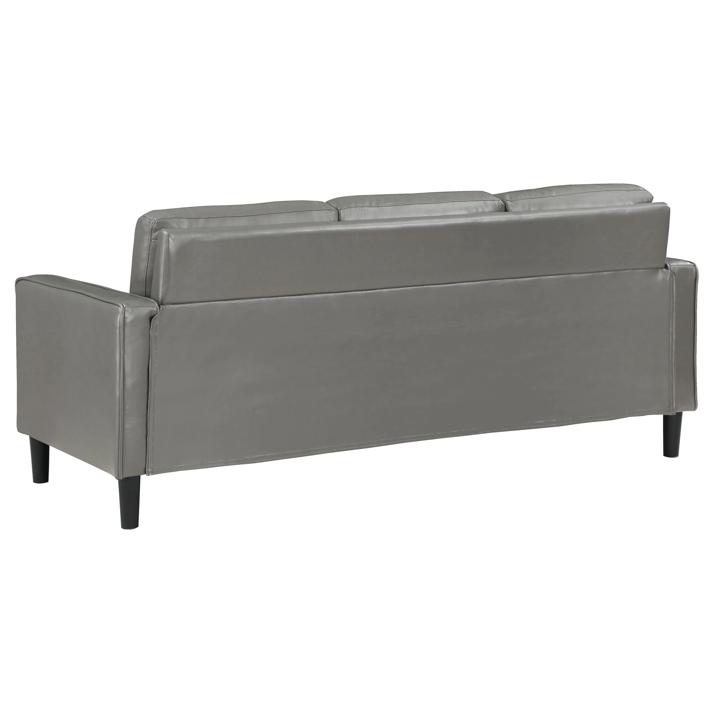 Ruth Upholstered Track Arm Sofa in Grey - Image 8
