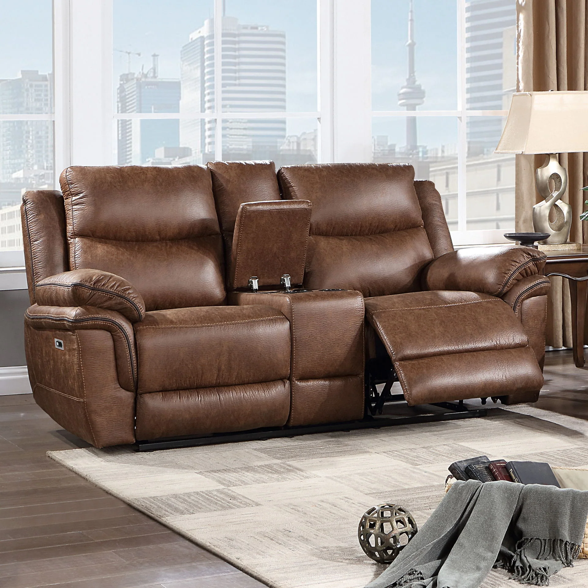 Ryland - Reclining Console Loveseat - Image 11