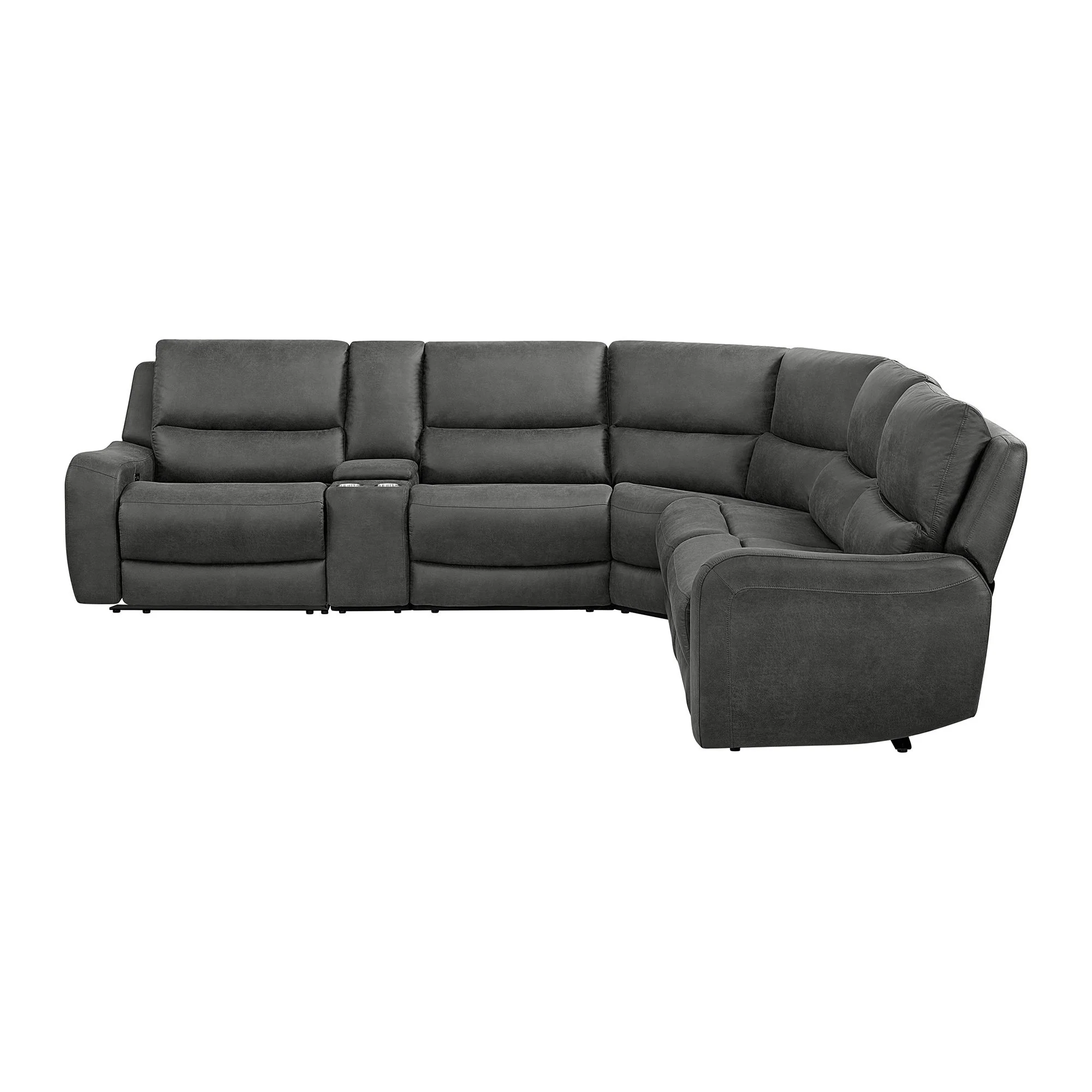 Saber - 6 Piece Sectional Set - Texas Granite - Image 7