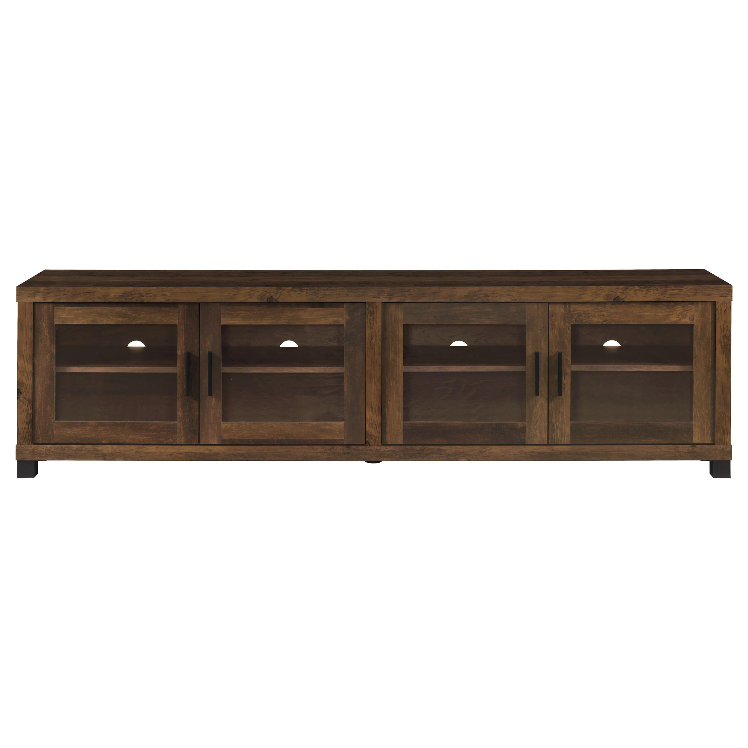 Sachin 4-Door Dark Pine TV Stand - 79 Inch - Image 5