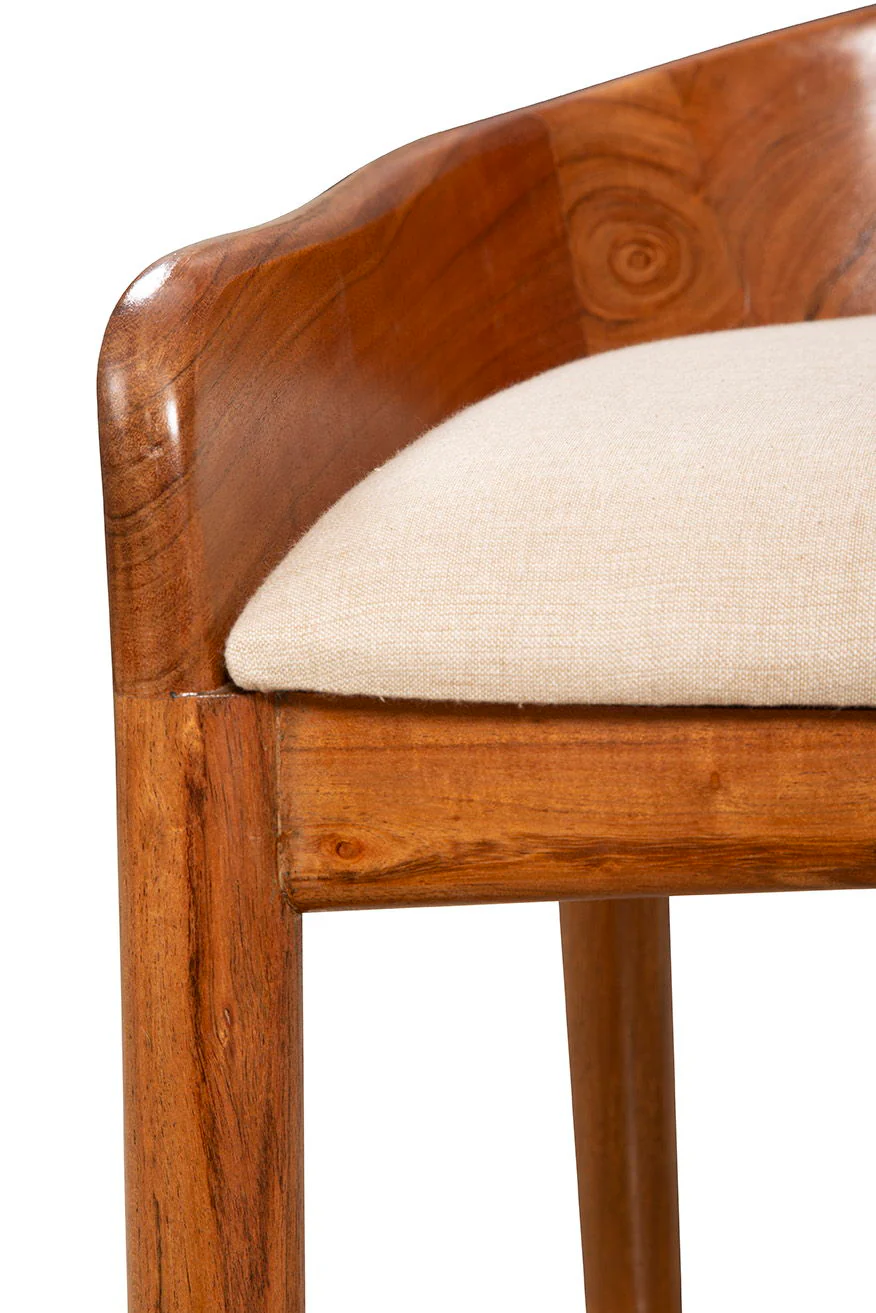 Saddle - Counter Stool - Light Brown - Image 2