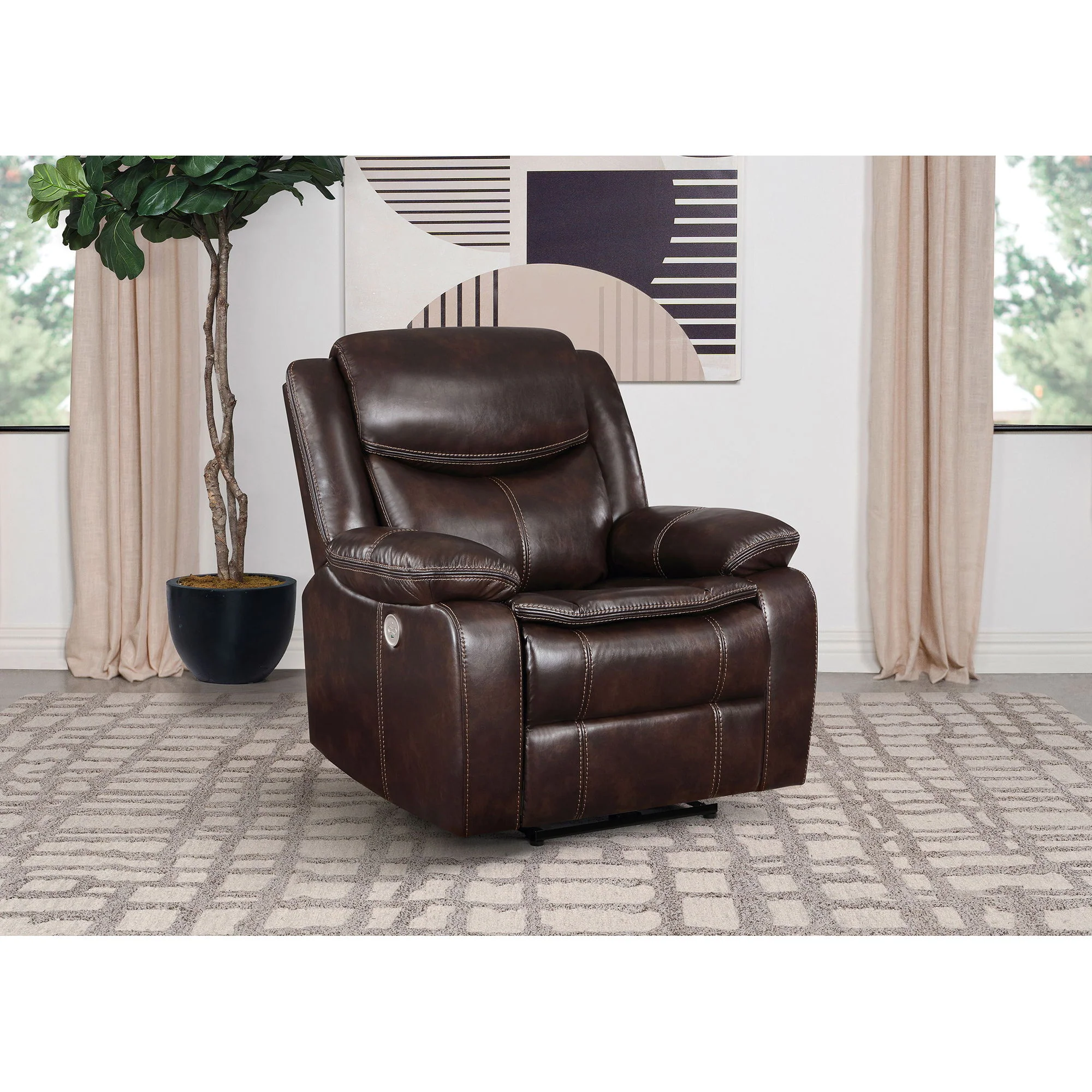 Salerno - Power Recliner Chair With USB Charging - Image 5