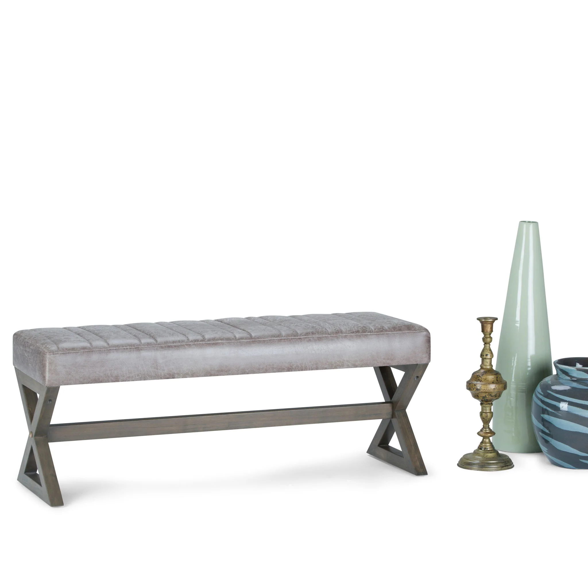 Salinger - Large Upholstered Ottoman Bench - Image 9