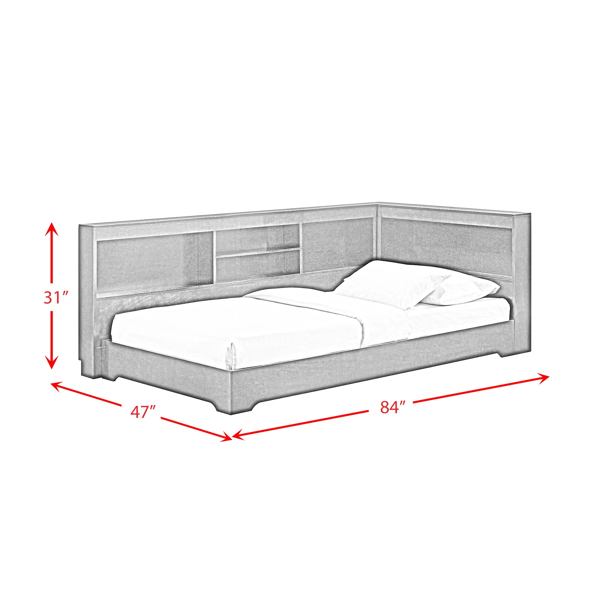Sami - Corner Bed - Image 8