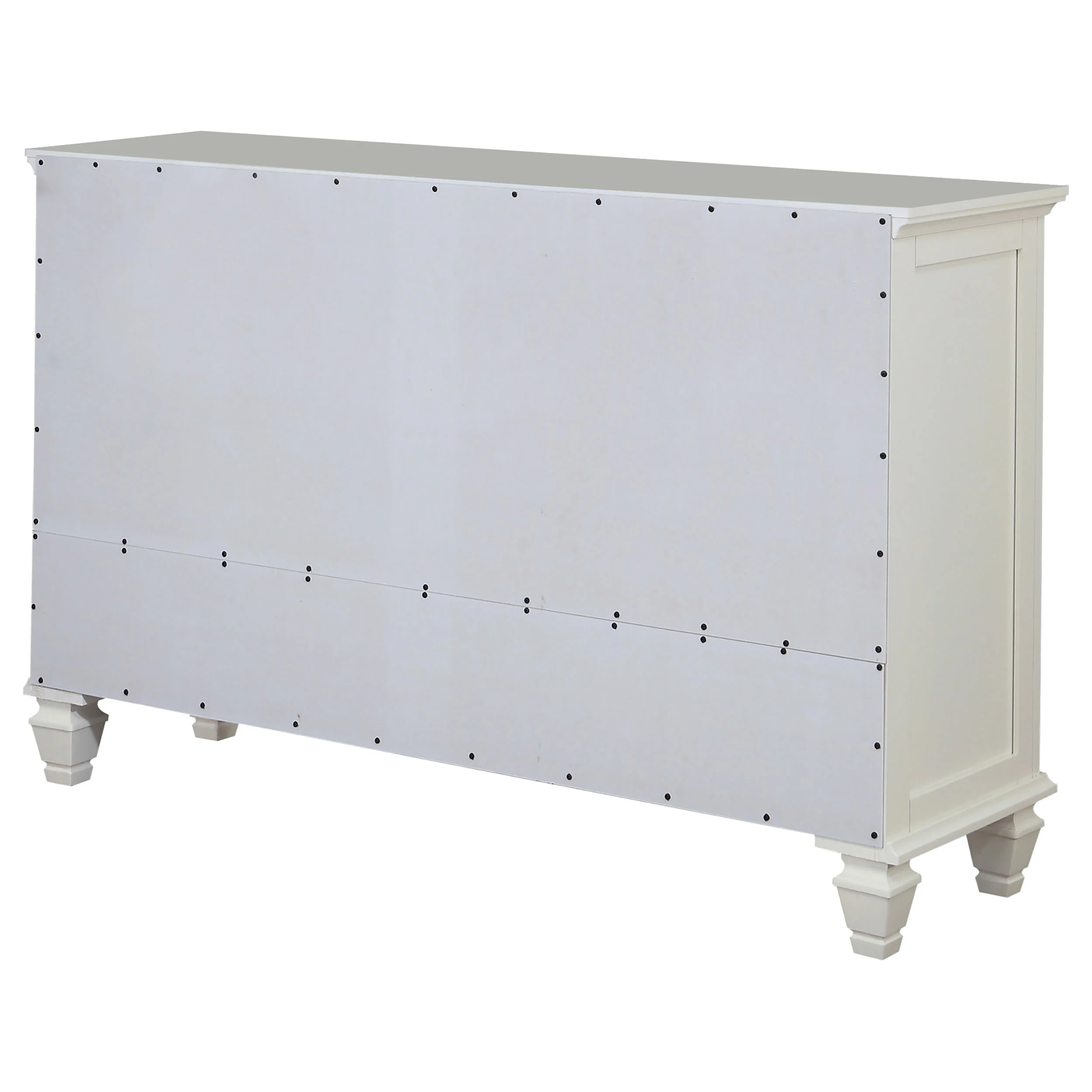 Sandy Beach 11-Drawer Dresser in Cream White - Image 9