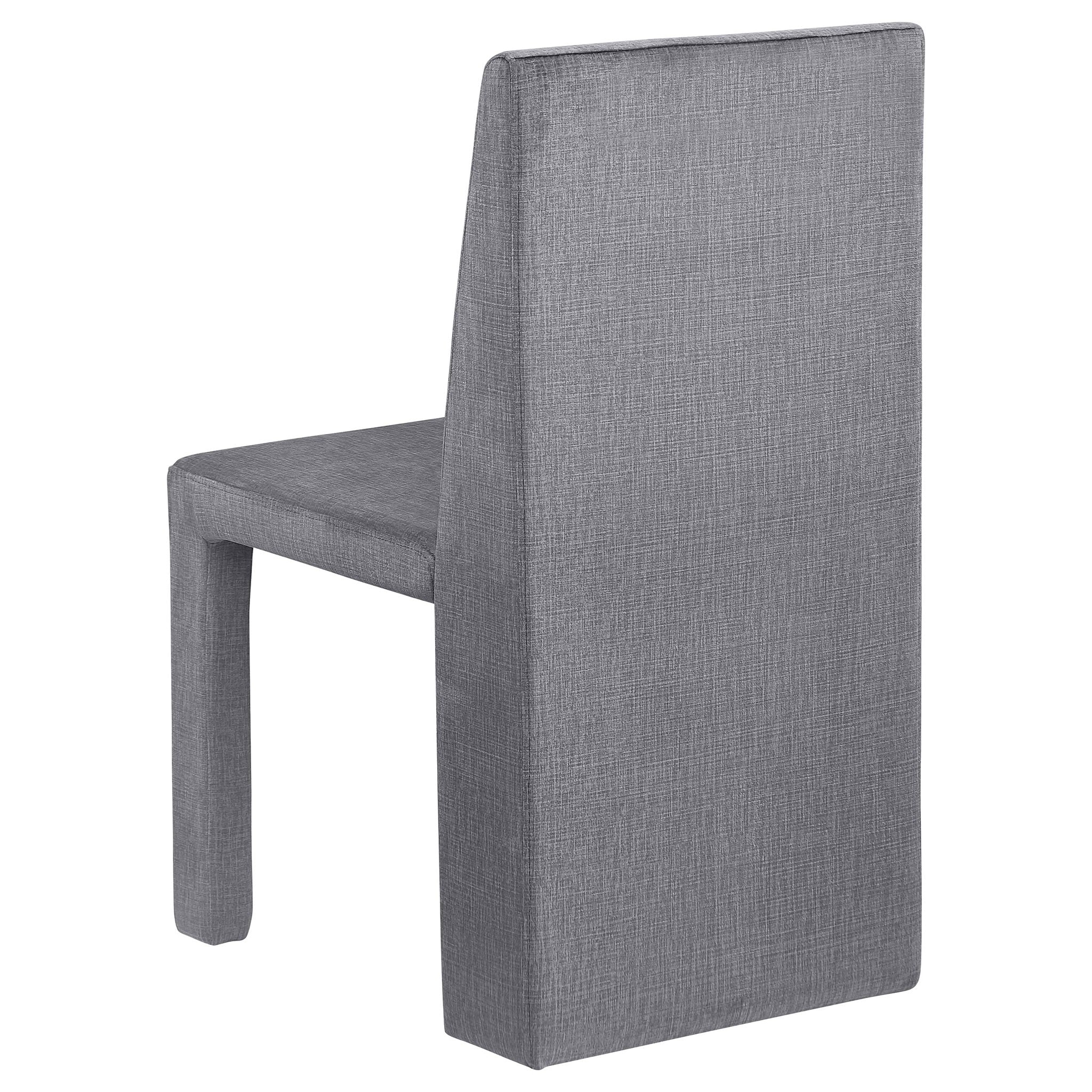 Santa Cruz - Upholstered Dining Side Chair (Set of 2) - Gray - Image 9