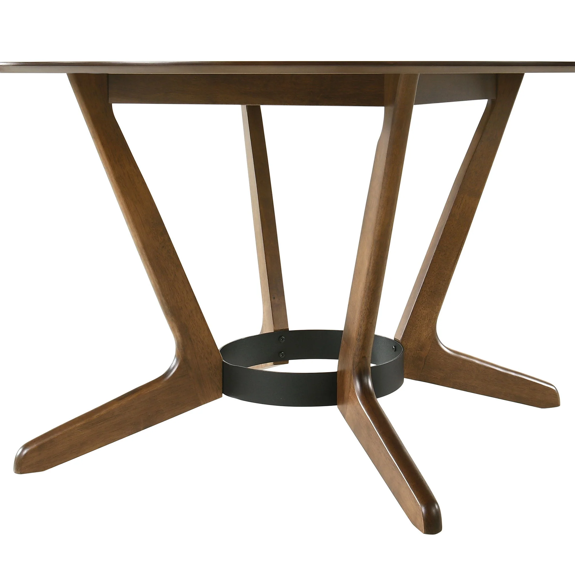 Santana - Round Wood Dining Table - Image 4