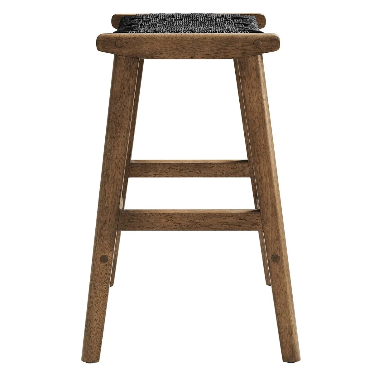 Saoirse Woven Rope Wood Counter Stool Set of 2 - Image 17