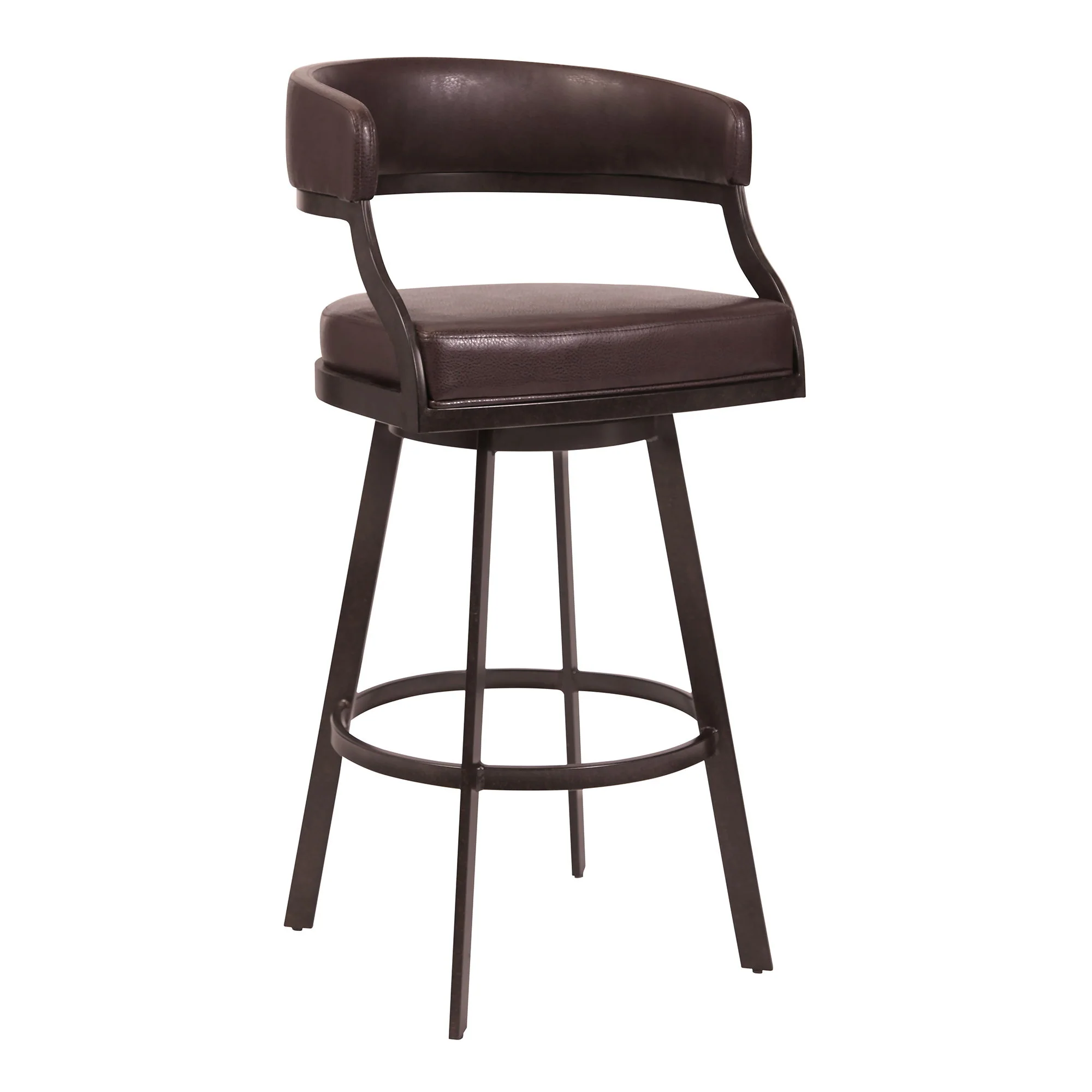 Saturn - Swivel Bar Stool - Auburn Bay Legs - Image 2
