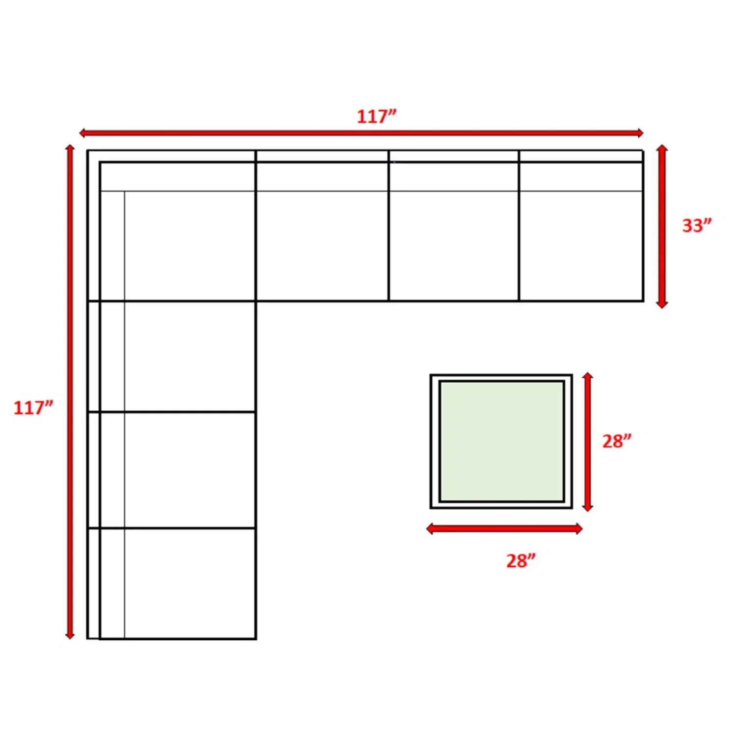 Seating Set With Cushions Handcrafted Wicker Design - Image 116
