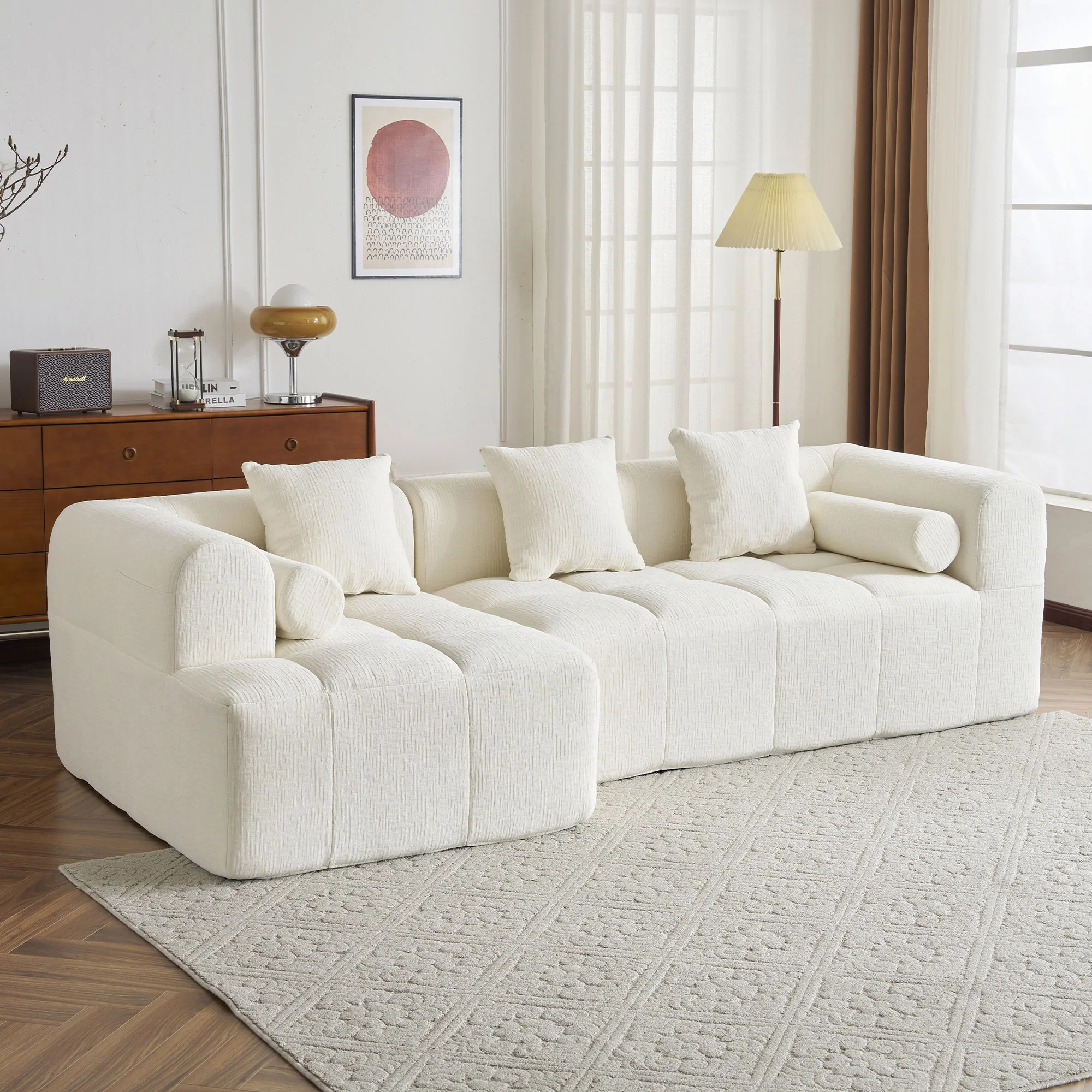 Sectional Free Combined Sofa With 2 Side Pockets - Image 10