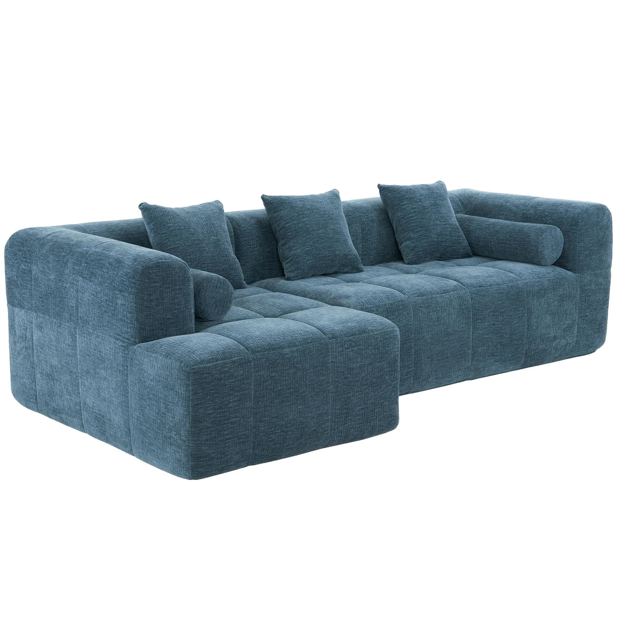 Sectional Free Combined Sofa With 2 Side Pockets - Image 5
