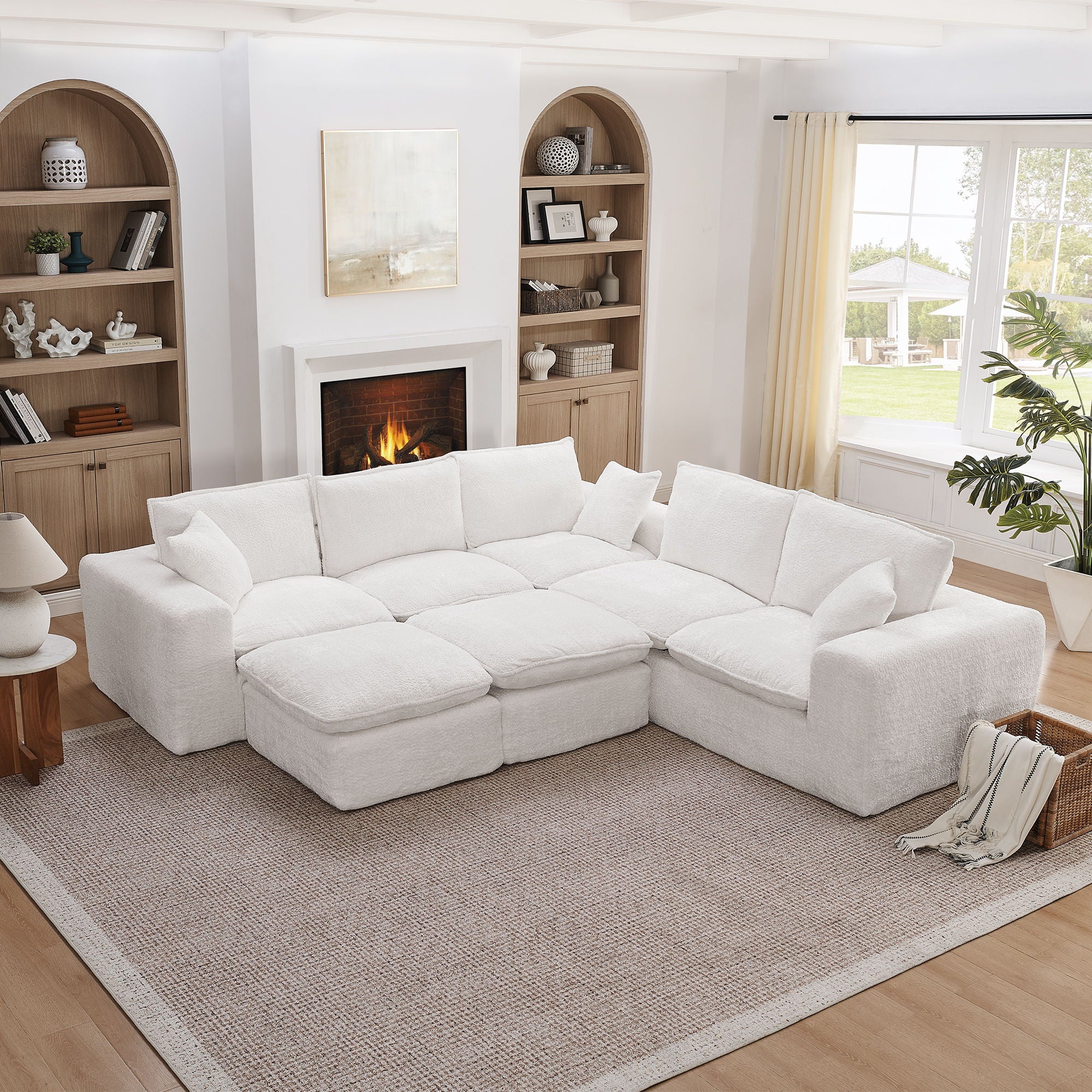 Sectional Sofa With Moveable Ottoman - Image 26