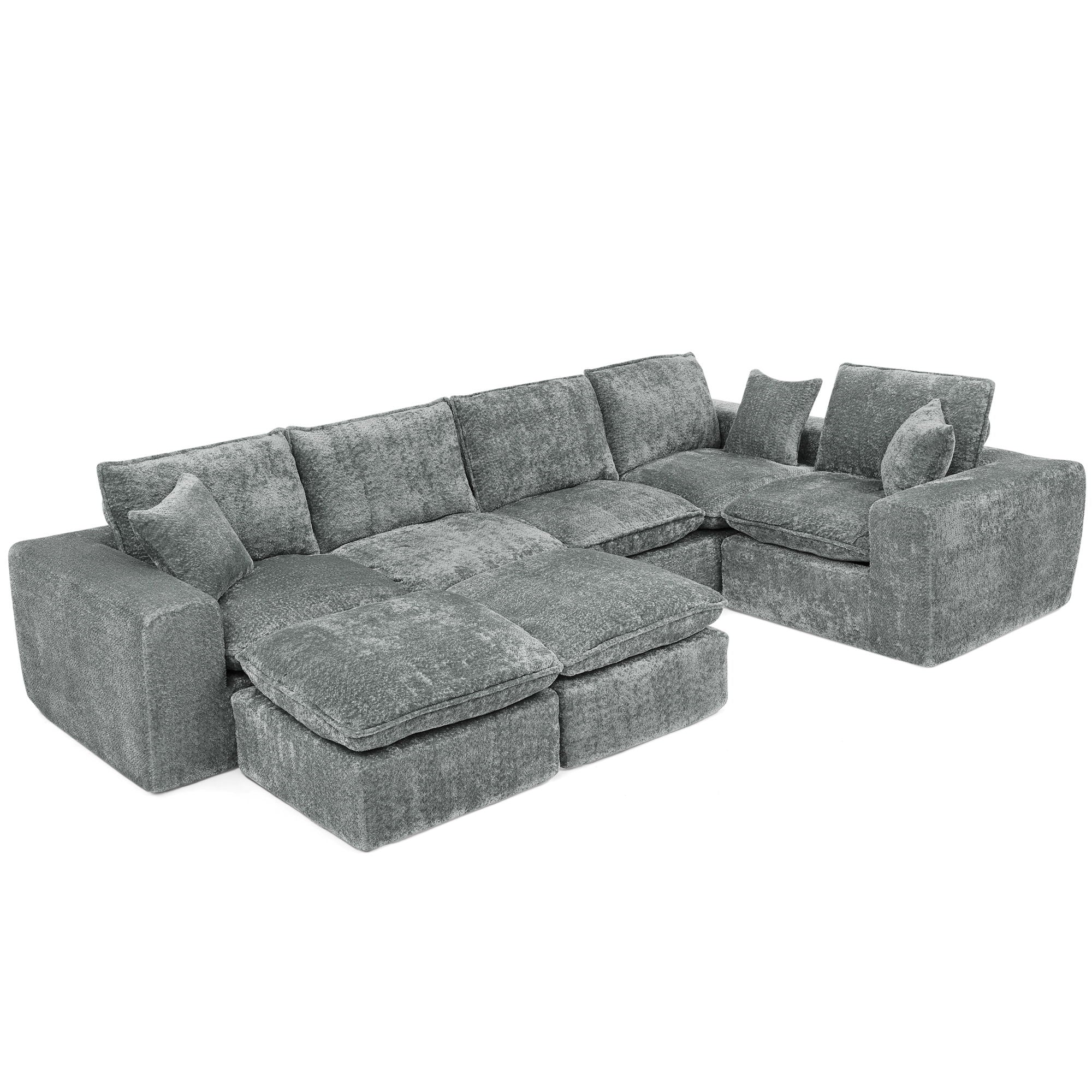 Sectional Sofa With Moveable Ottoman - Image 37