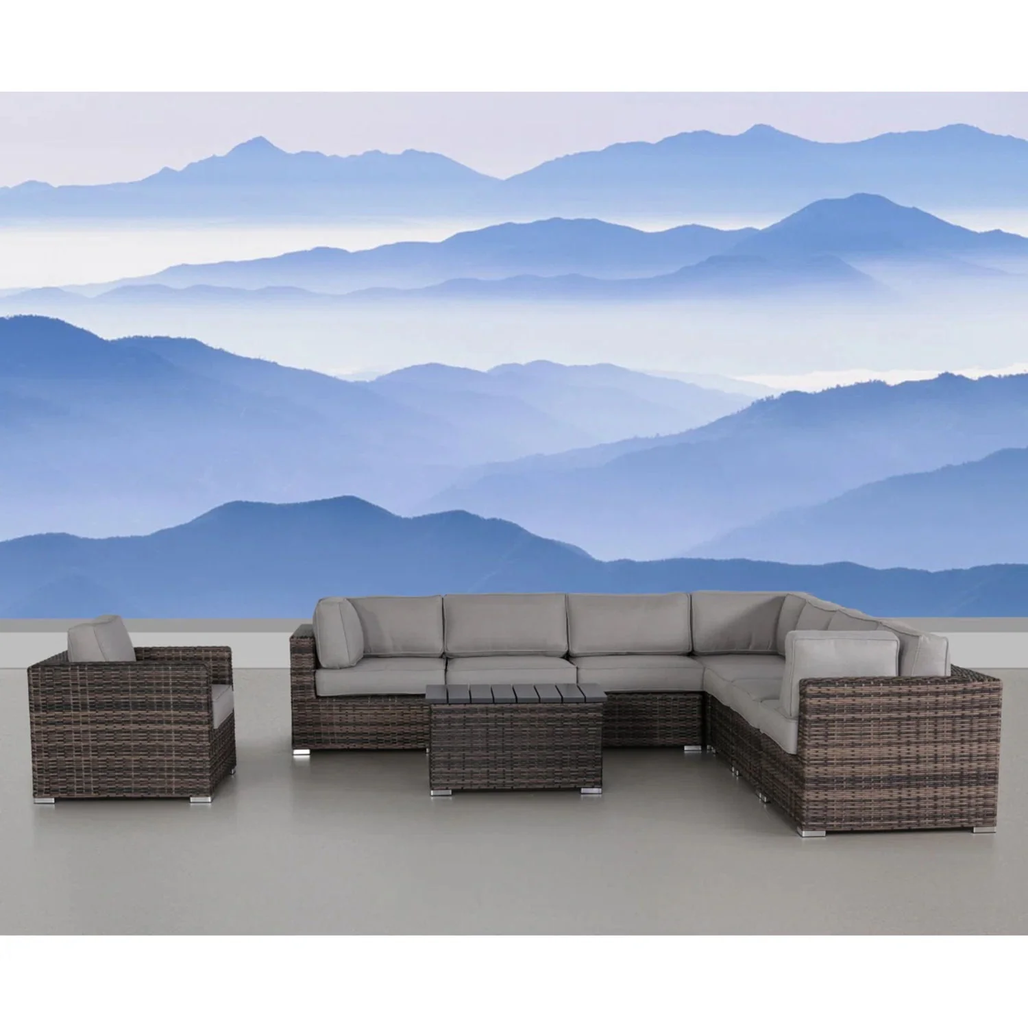 Stylish Entertainment Sectional Set, Outdoor Living - Image 42