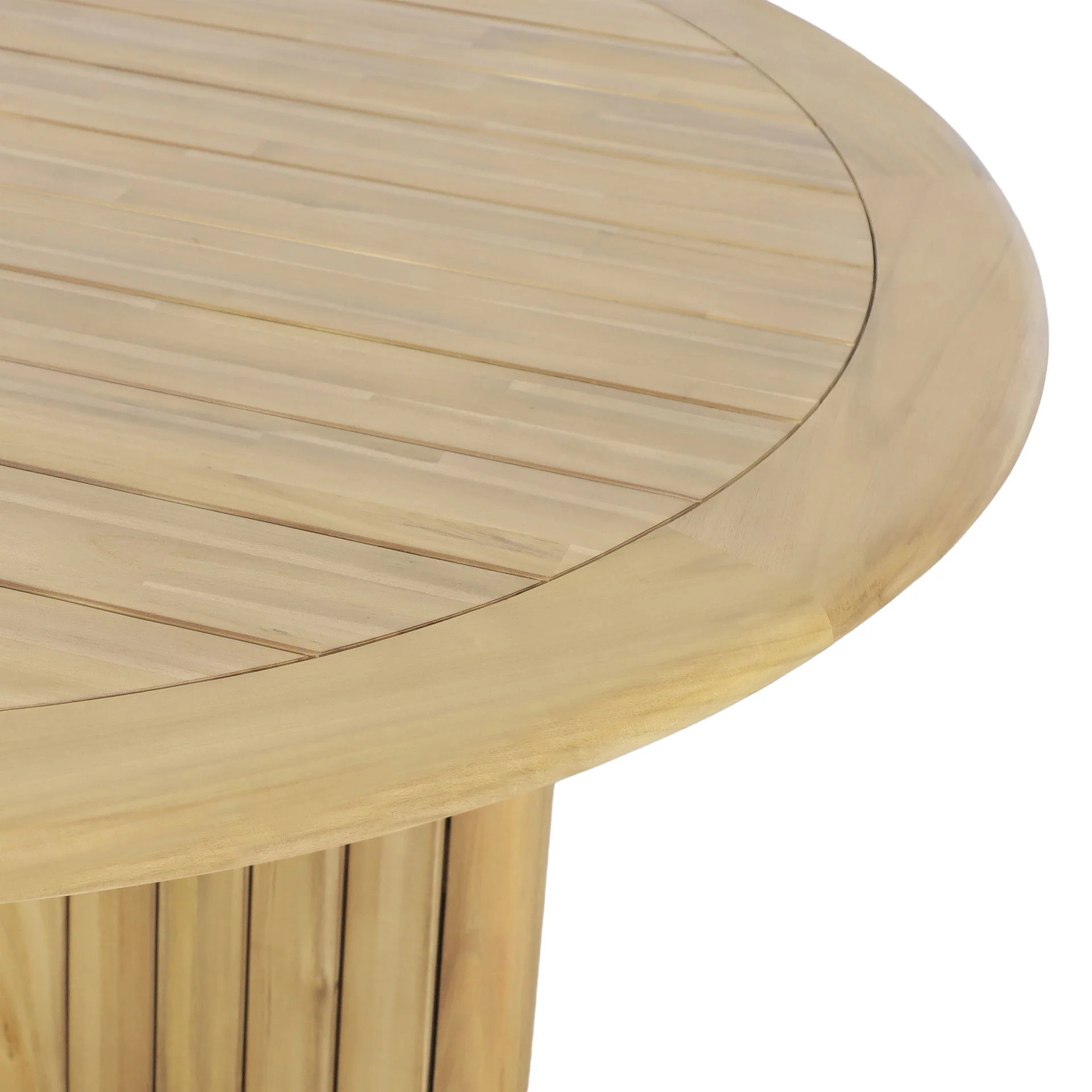 Sedona - Round Patio Dining Table - Natural - Image 4