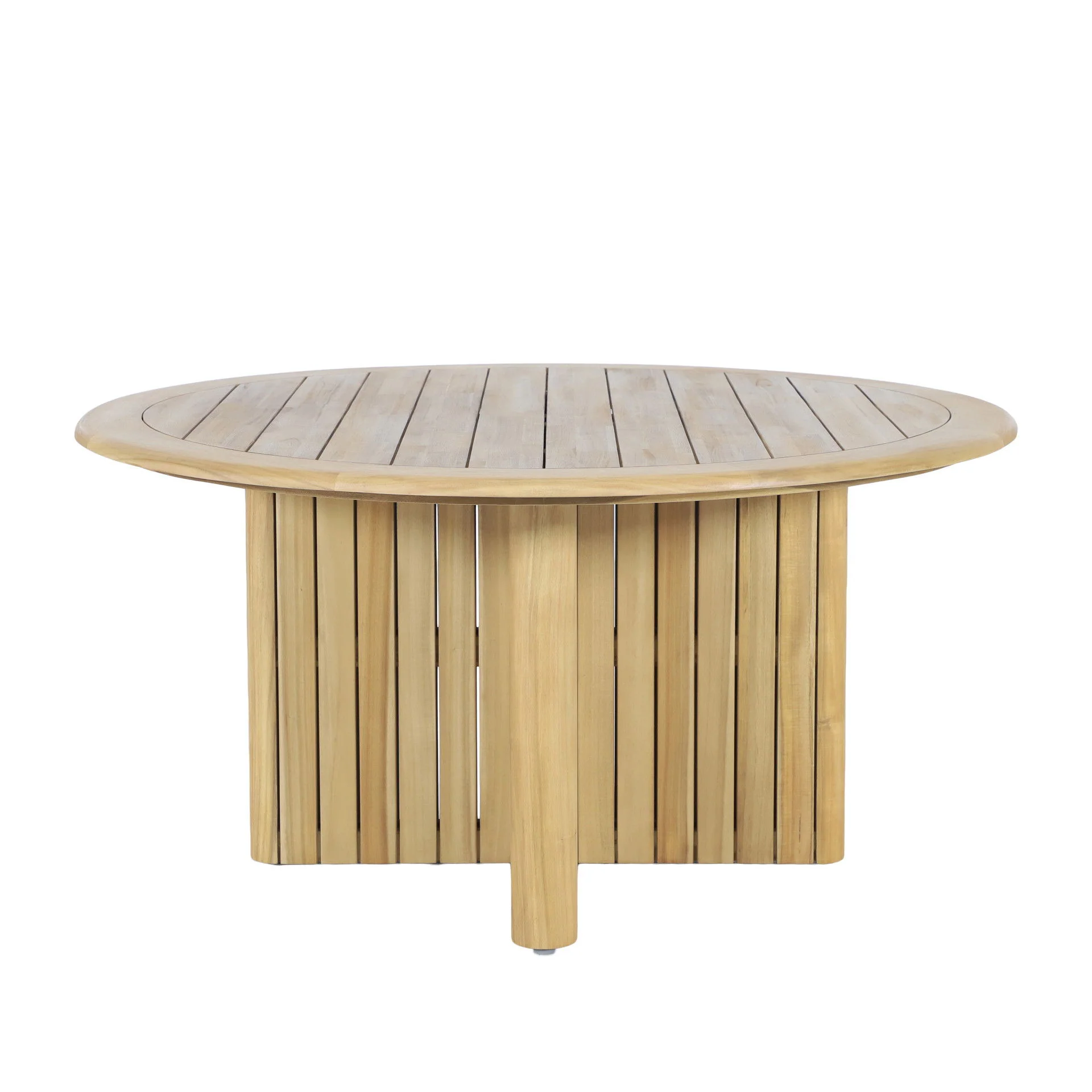 Sedona - Round Patio Dining Table - Natural - Image 7