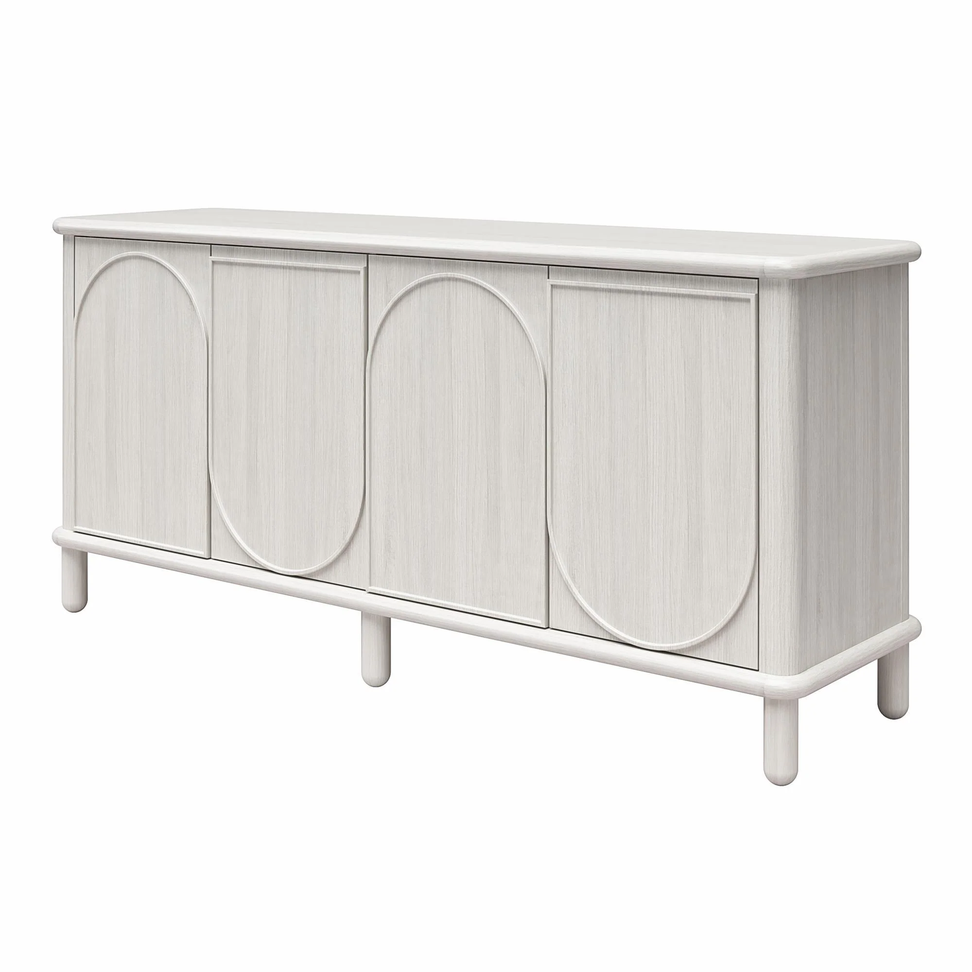 Selena - Credenza - Rustic White - Image 7