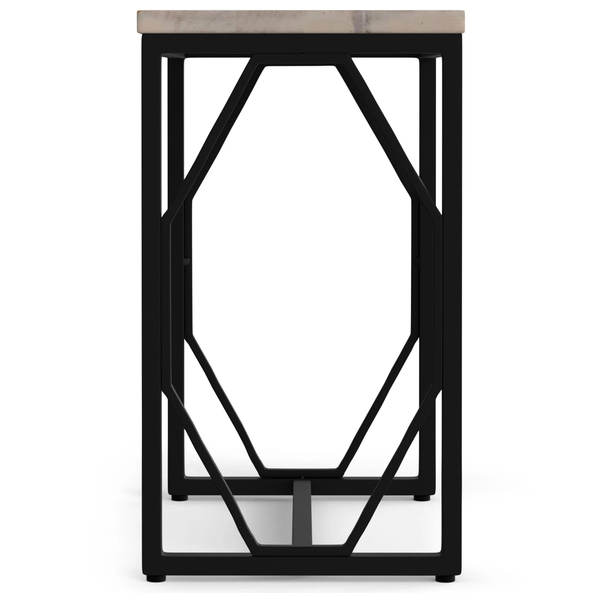 Selma - Handcrafted Metal And Wood Accent Table - Image 18