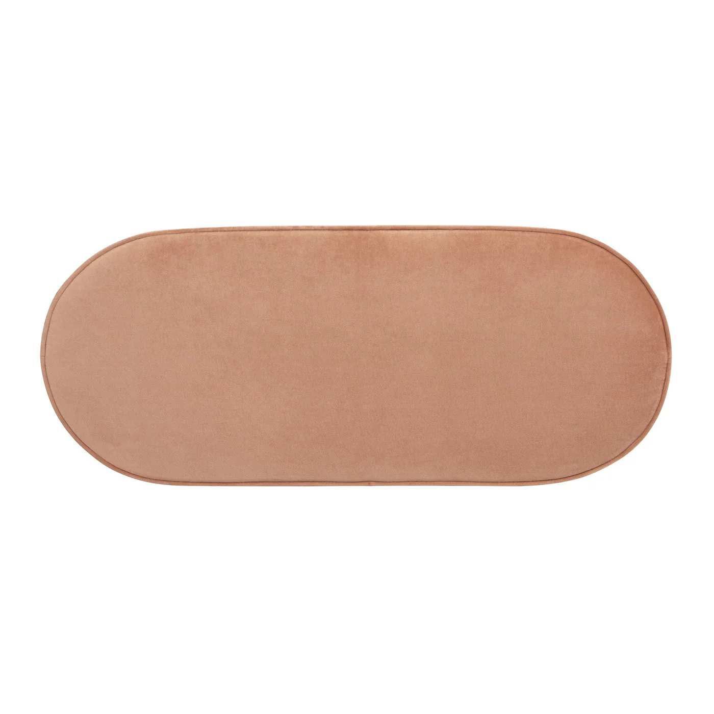 Serena - Contemporary Design Oval Storage Bench Ottoman - Image 6