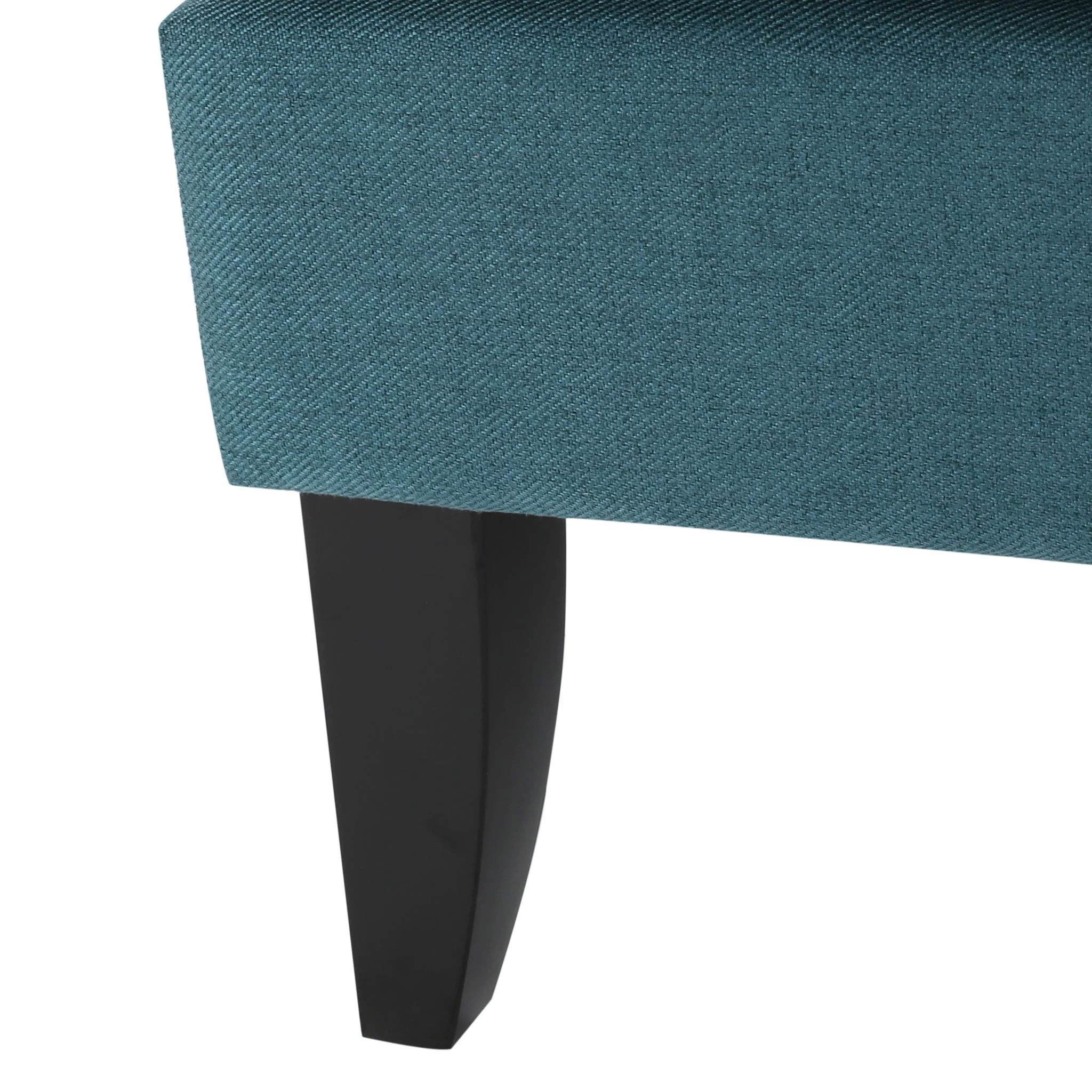 Serenada - Upholstered Fabric Club Chair With Nailhead Trim And Tapered Birch Legs - Image 3