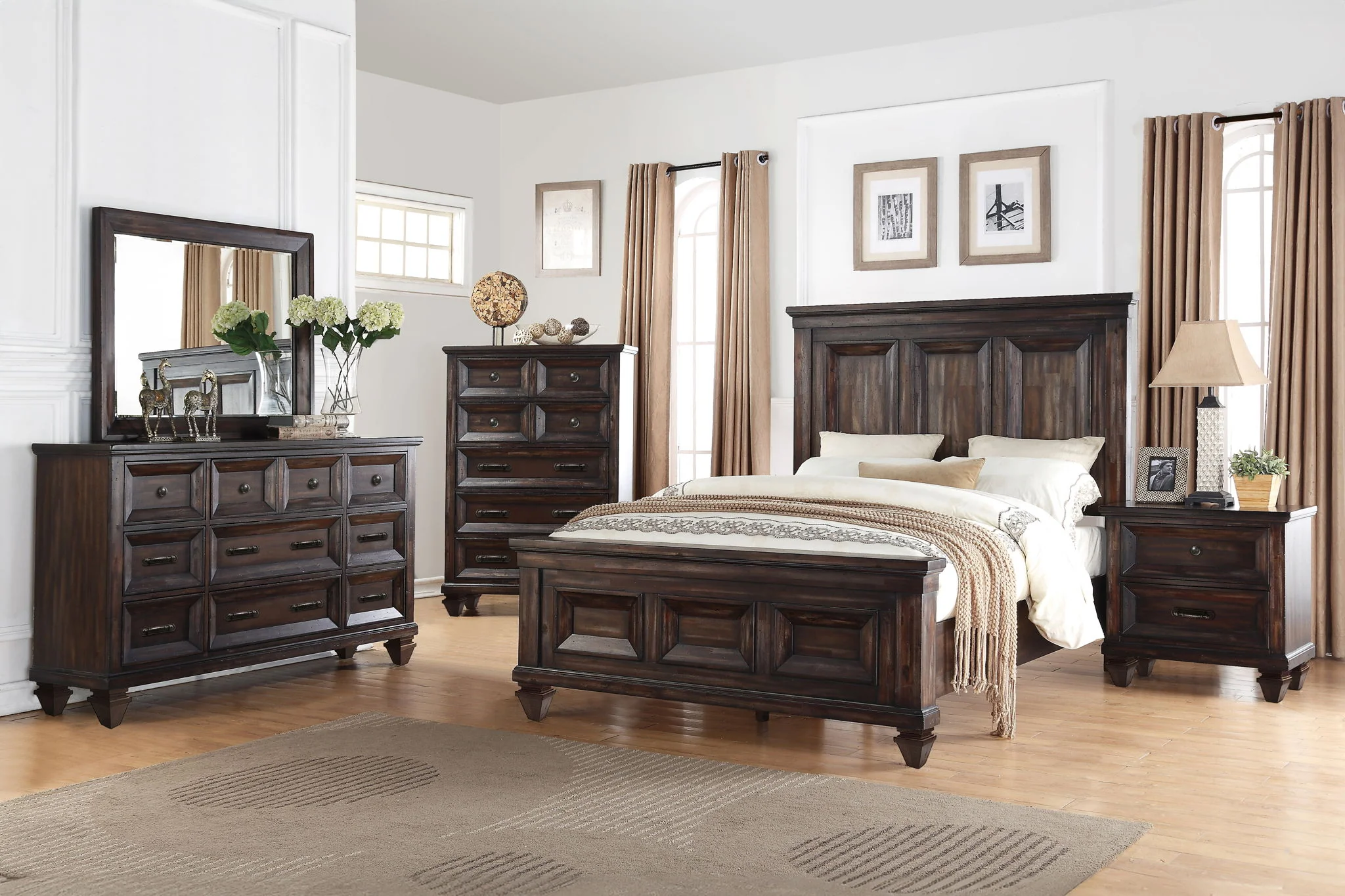 Sevilla - Nightstand - Walnut - Image 6