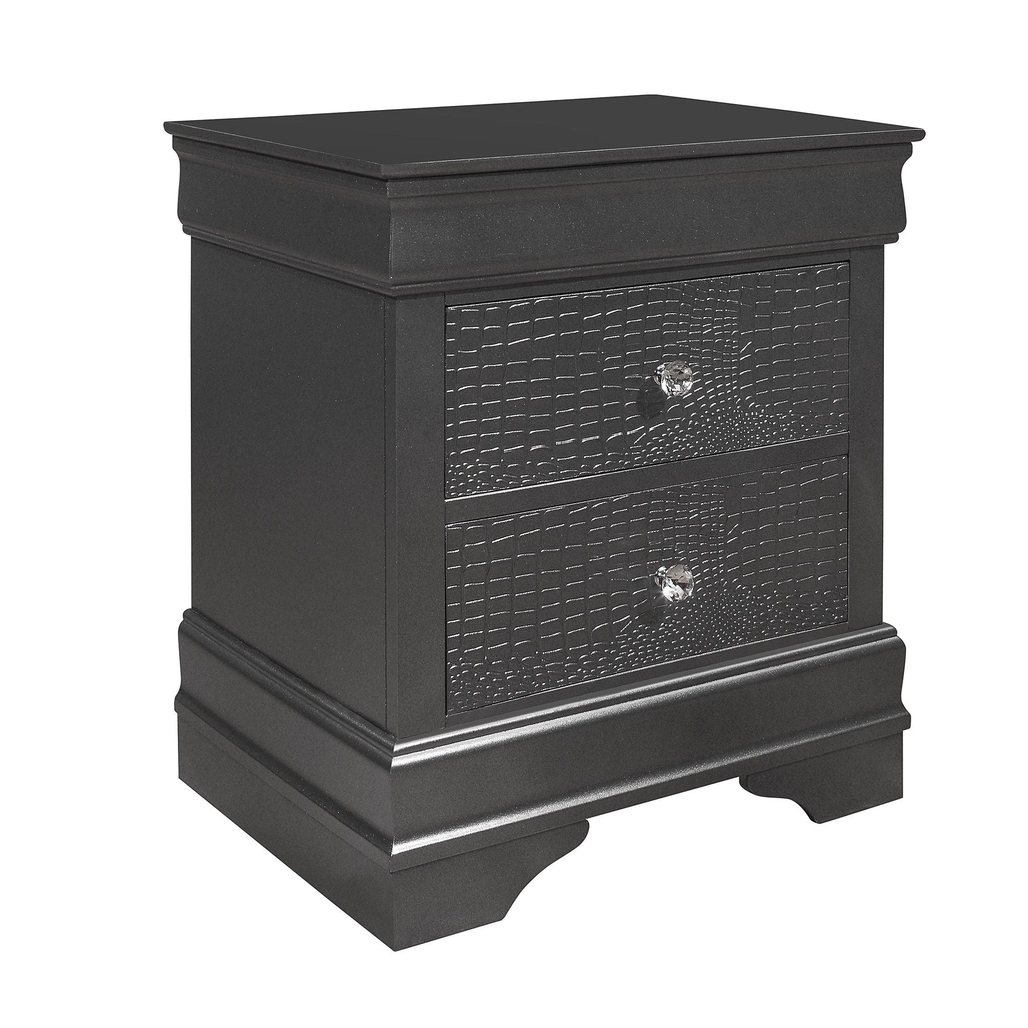 Shaker - Crocodile Metallic Nightstand - Image 7