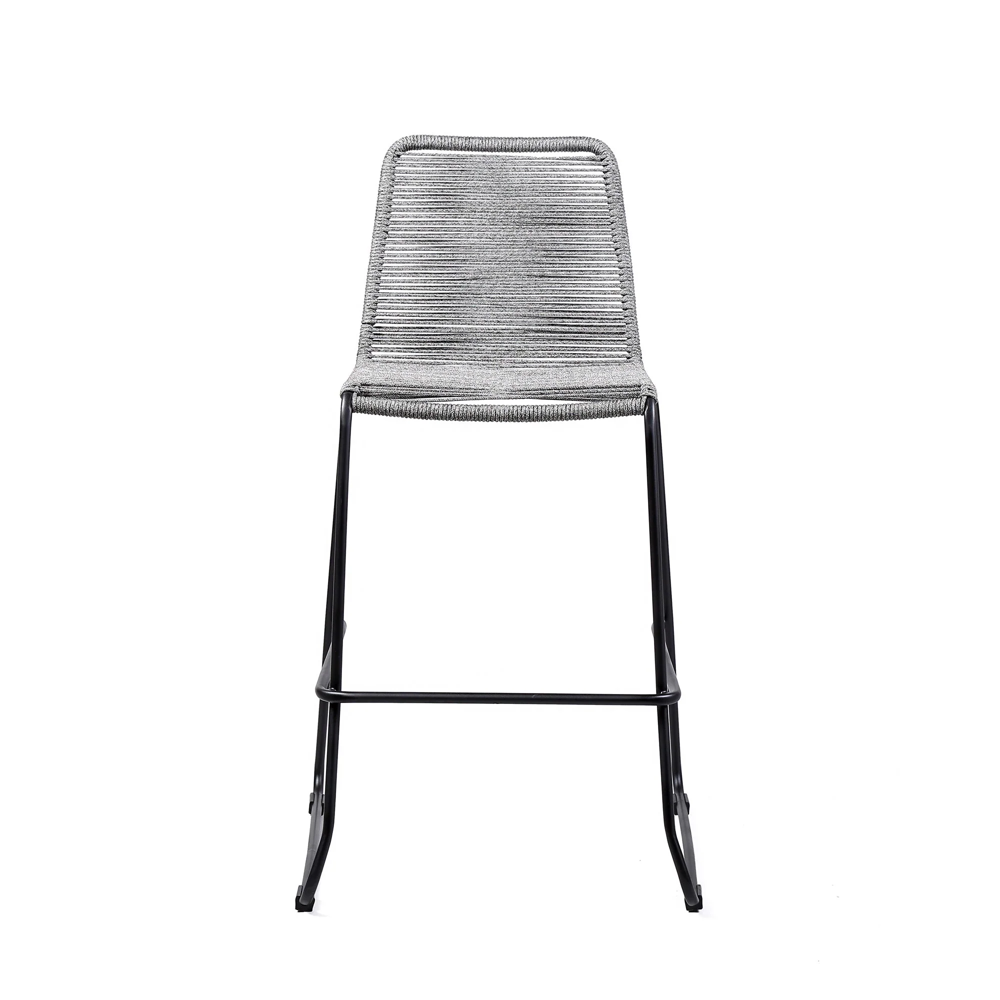 Shasta - Outdoor Metal And Rope Stackable Stool (Set of 2) - Image 13