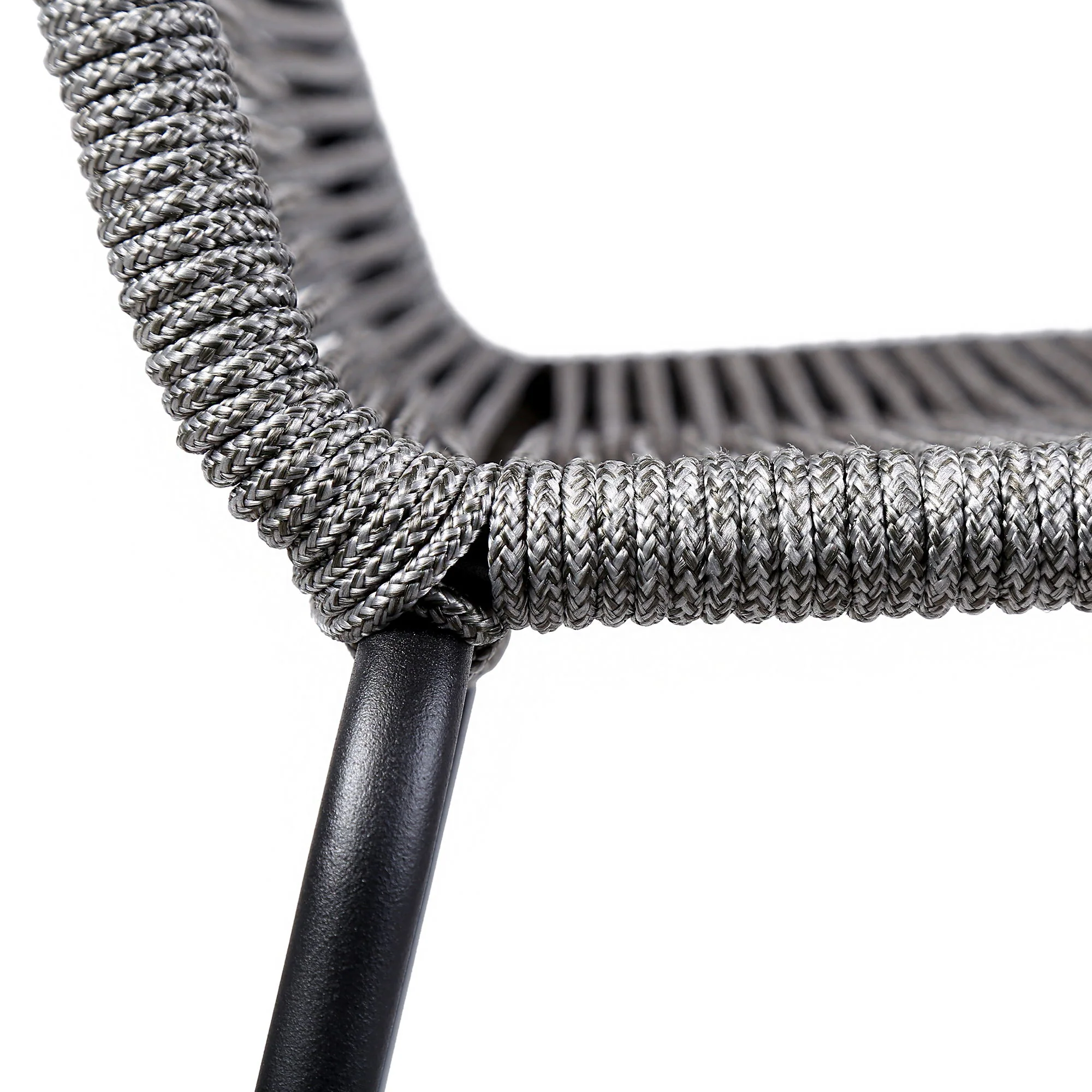 Shasta - Outdoor Metal And Rope Stackable Stool (Set of 2) - Image 28