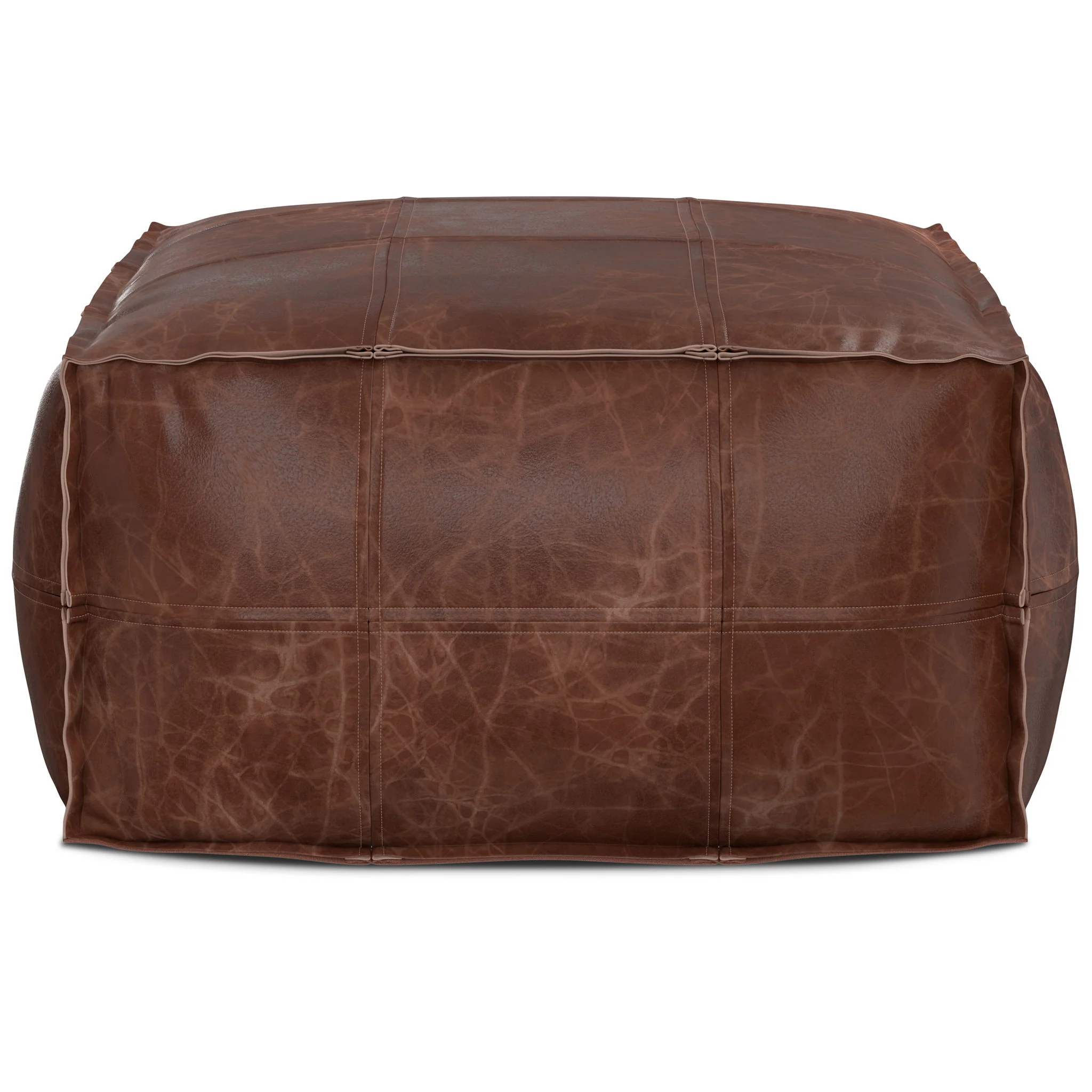 Sheffield - Handcrafted Square Pouf - Image 10