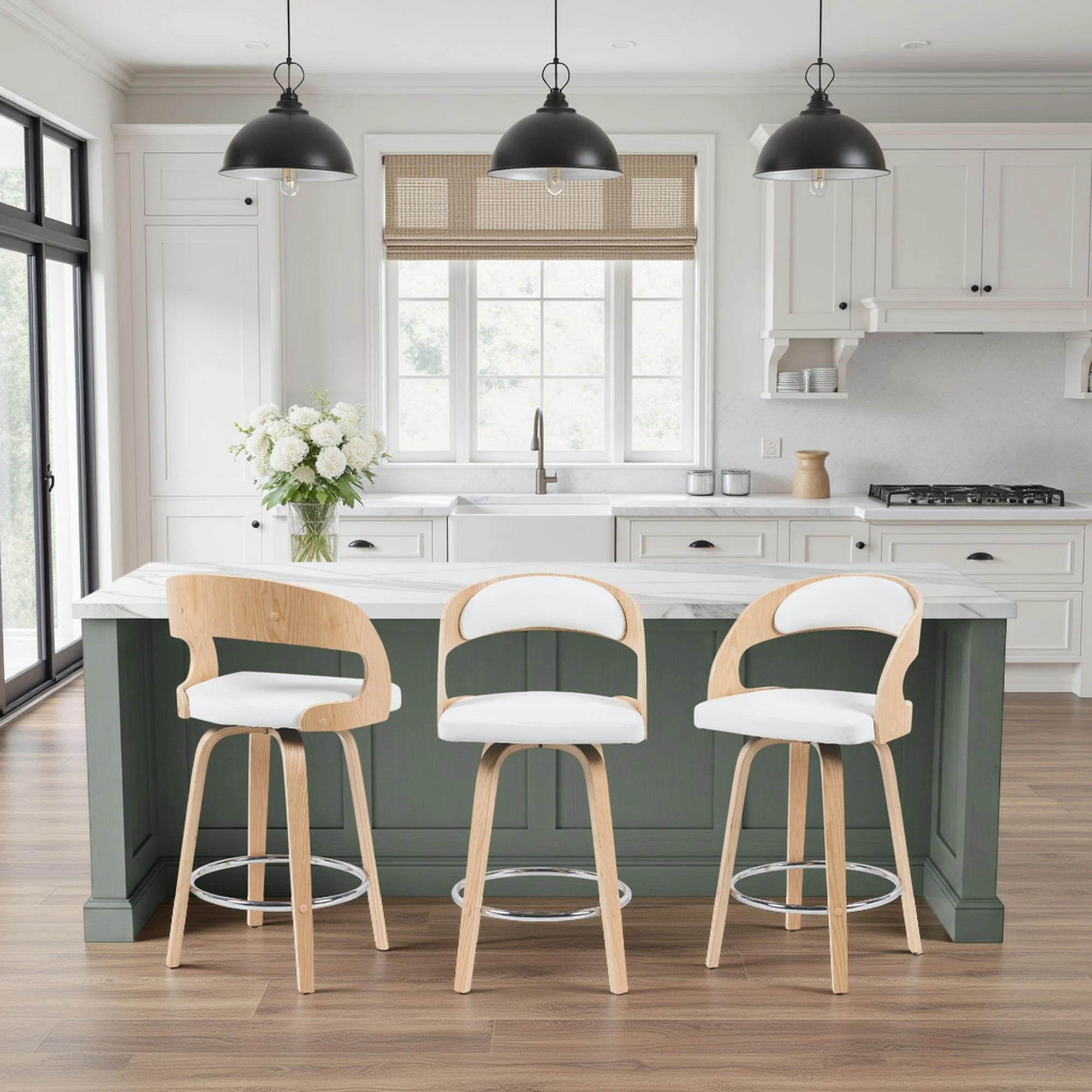 Shelly - 26" Counter Height Swivel Bar Stool - Image 36