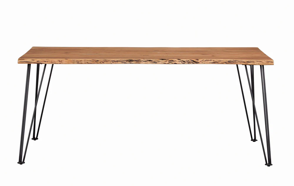 Sherman 71-Inch Live Edge Dining Table Natural Acacia - Image 5
