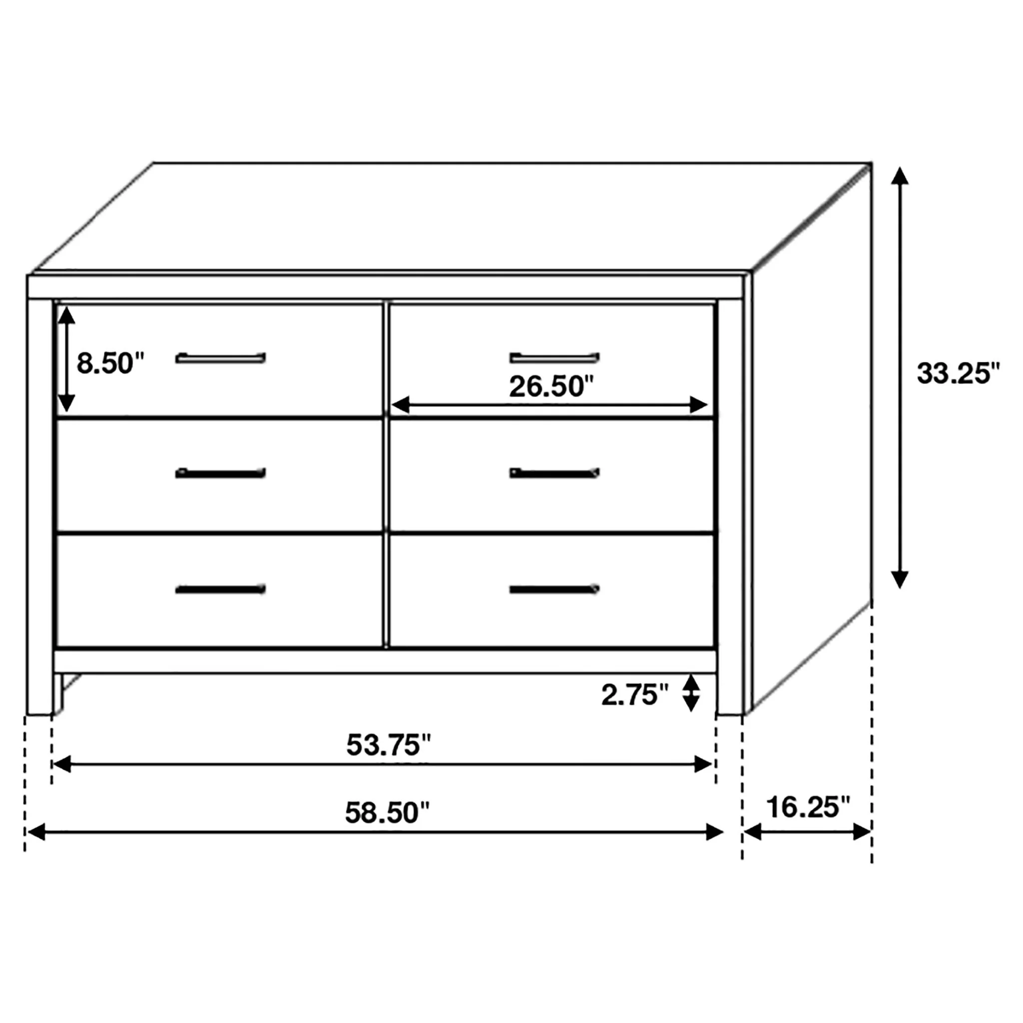 Sherwood - 6 Drawer Dresser - Image 6