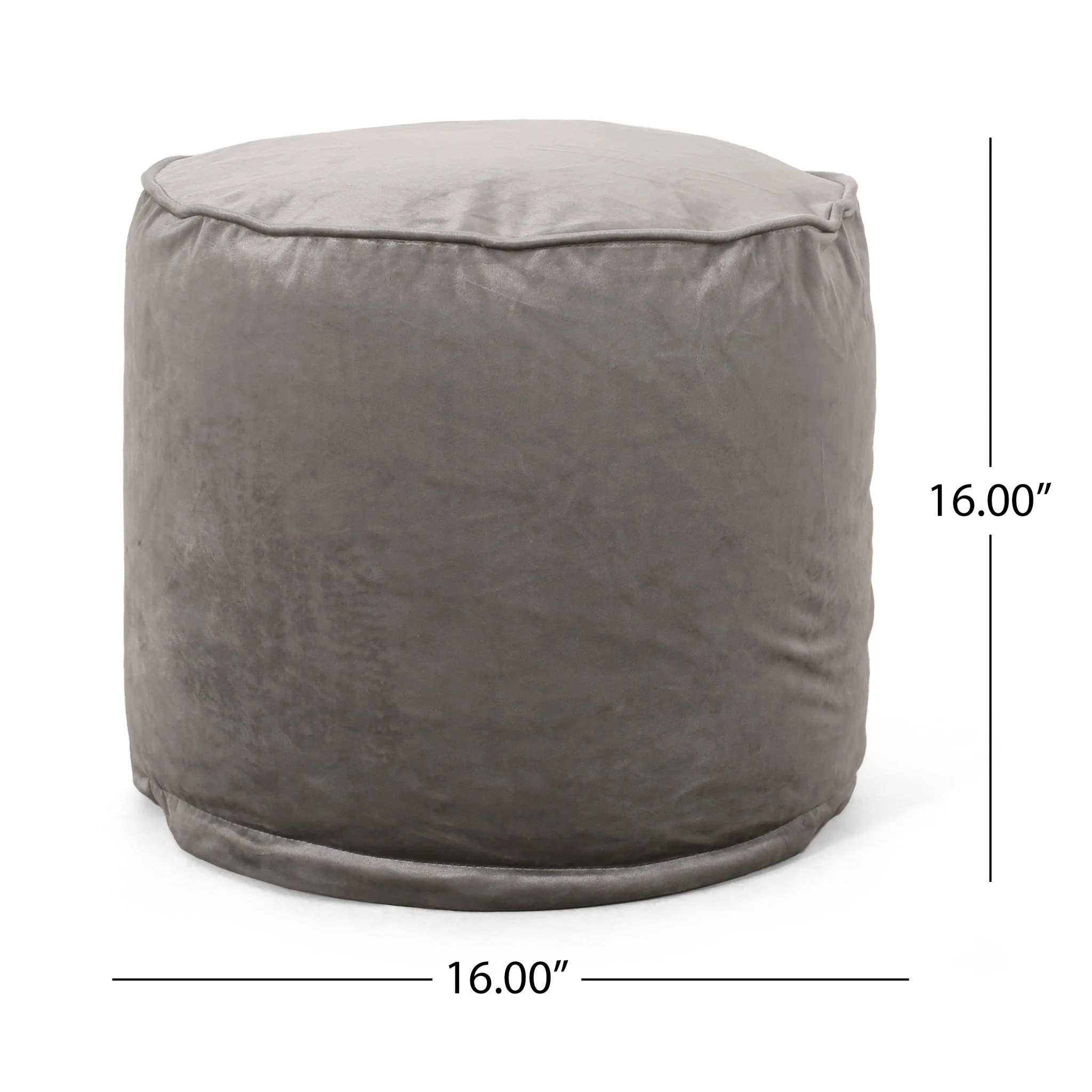 Shimon - Cylinder Pouf Ottoman And Floor Cushion - Image 9
