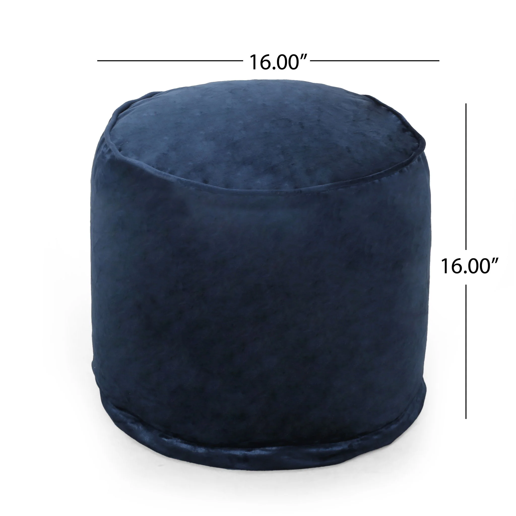 Shimon - Cylinder Pouf Ottoman Floor Cushion - Image 3