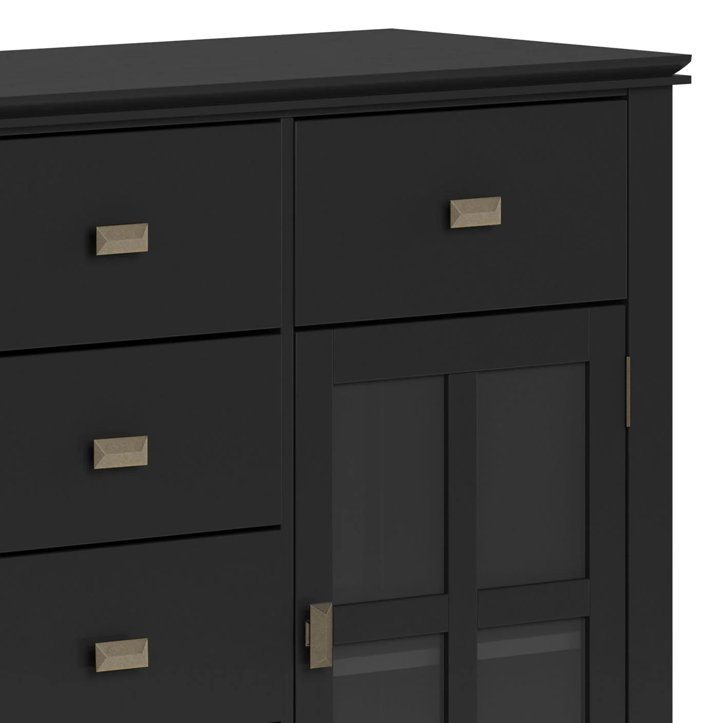Sideboard Buffet Dining Room Cabinet Solid Wood Storage 54x36in - Image 17