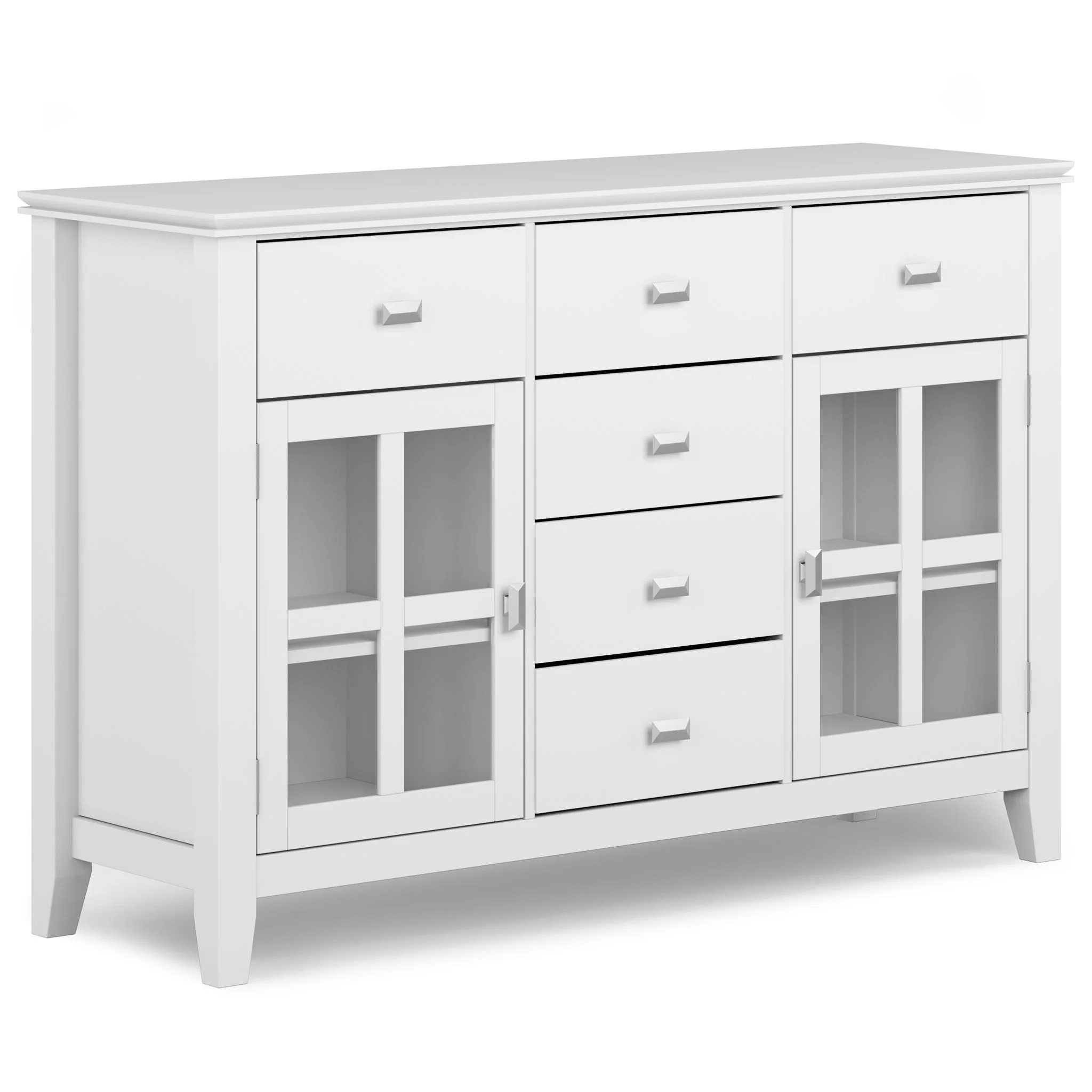 Sideboard Buffet Dining Room Cabinet Solid Wood Storage 54x36in - Image 22