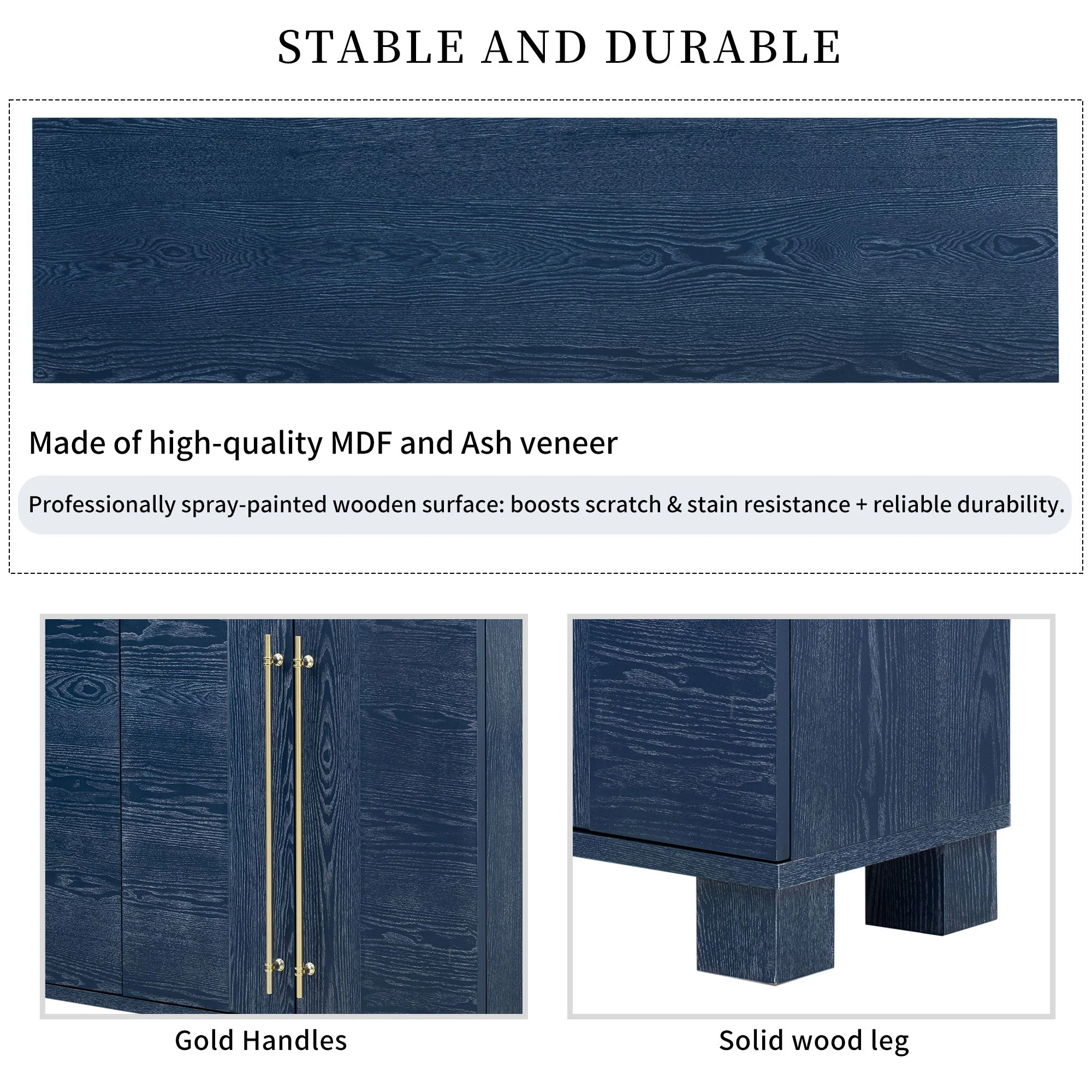 Sideboard With Adjustable Shelves - Image 11