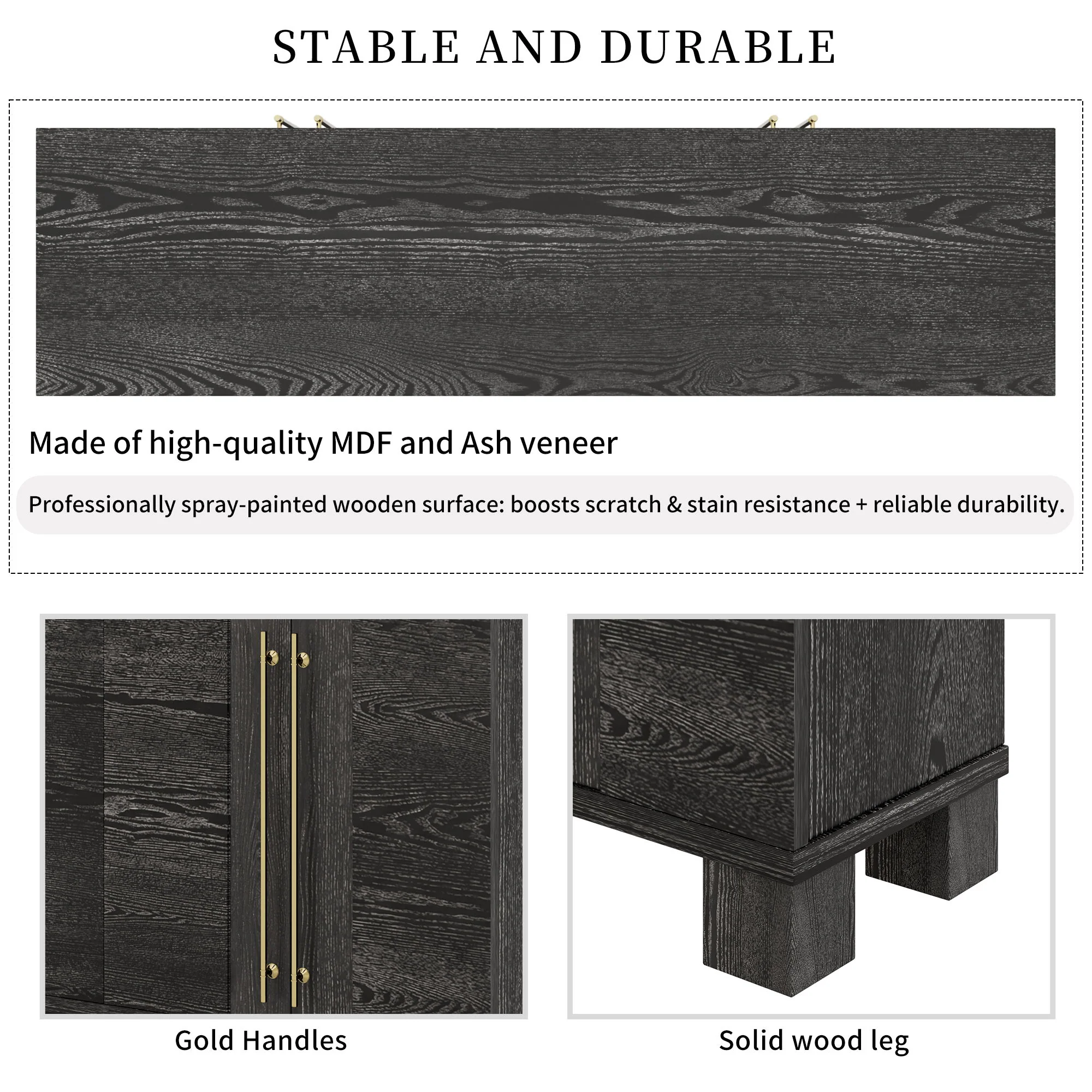 Sideboard With Adjustable Shelves - Image 12