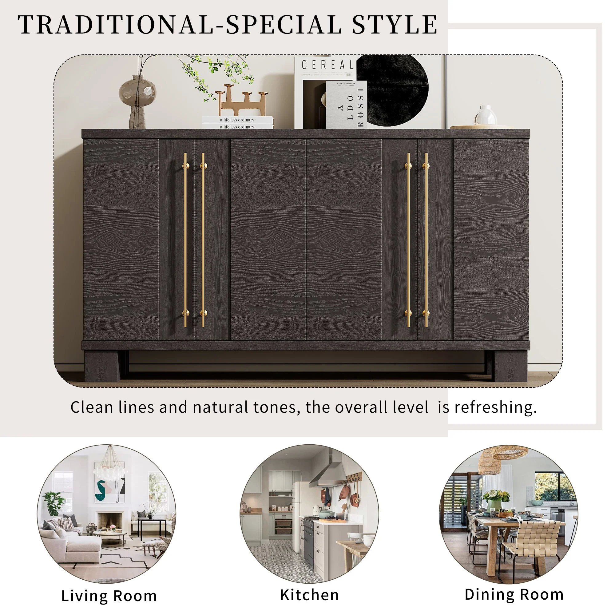 Sideboard With Adjustable Shelves - Image 23