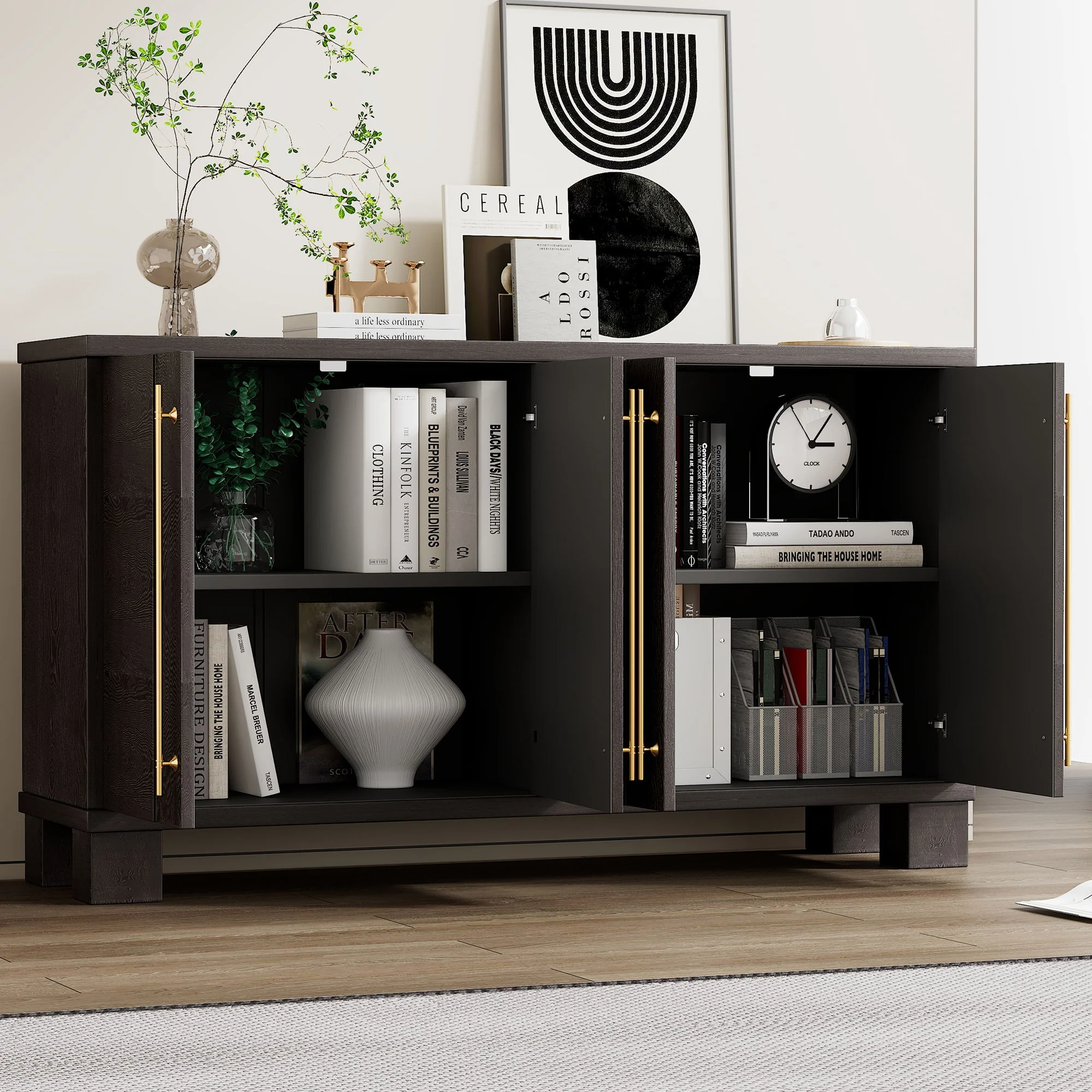 Sideboard With Adjustable Shelves - Image 4