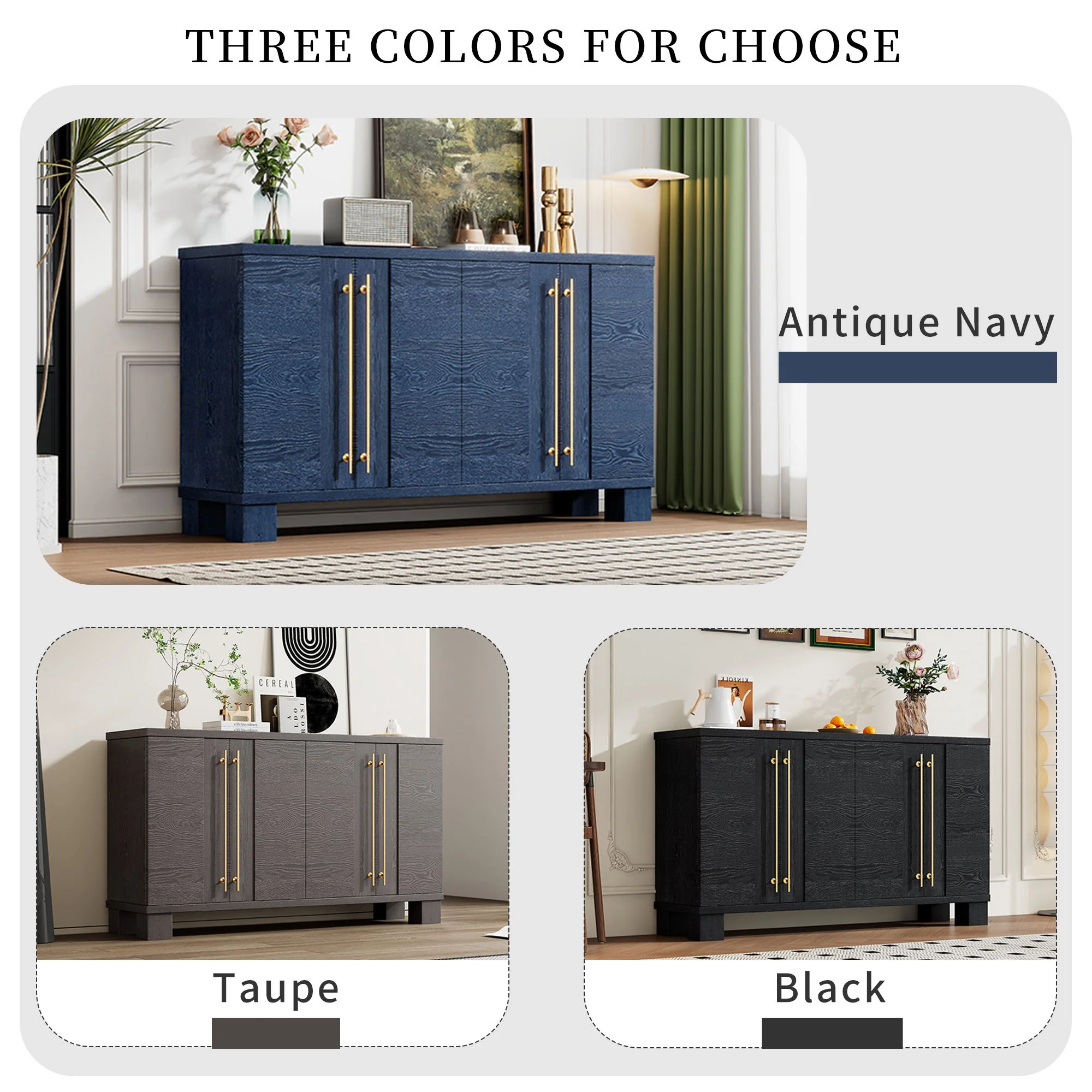 Sideboard With Adjustable Shelves - Image 6