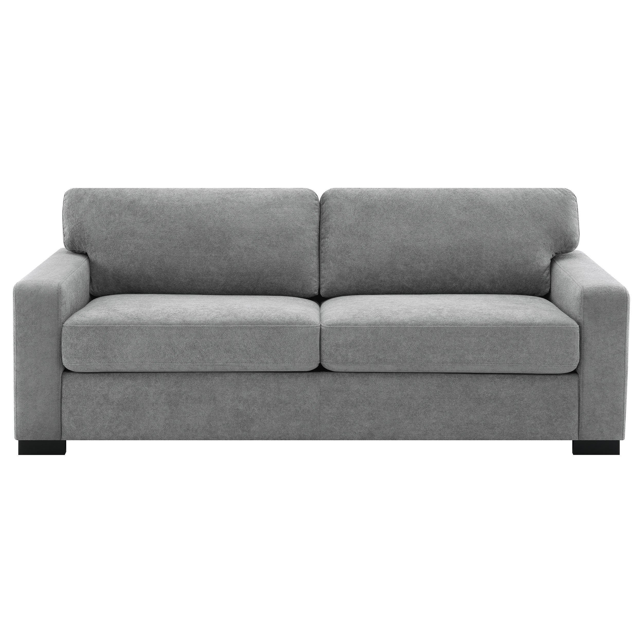 Simpson Upholstered Sofa Sleeper with Queen Mattress - Grey - Image 4