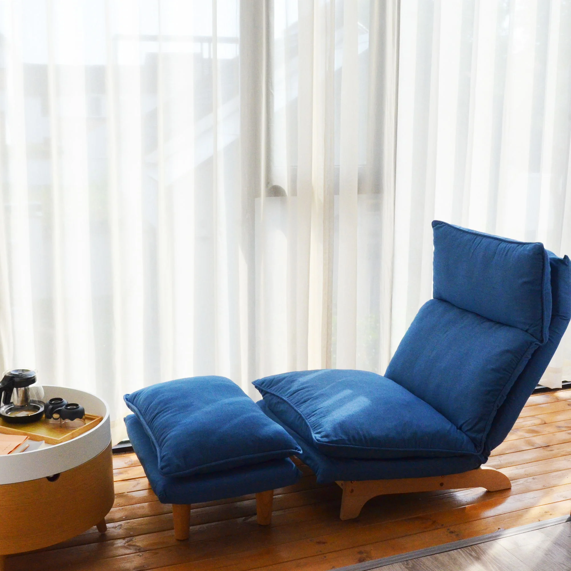 Single Lazy Sofa Chair Leisure Foldable Reclining Chair - Image 5