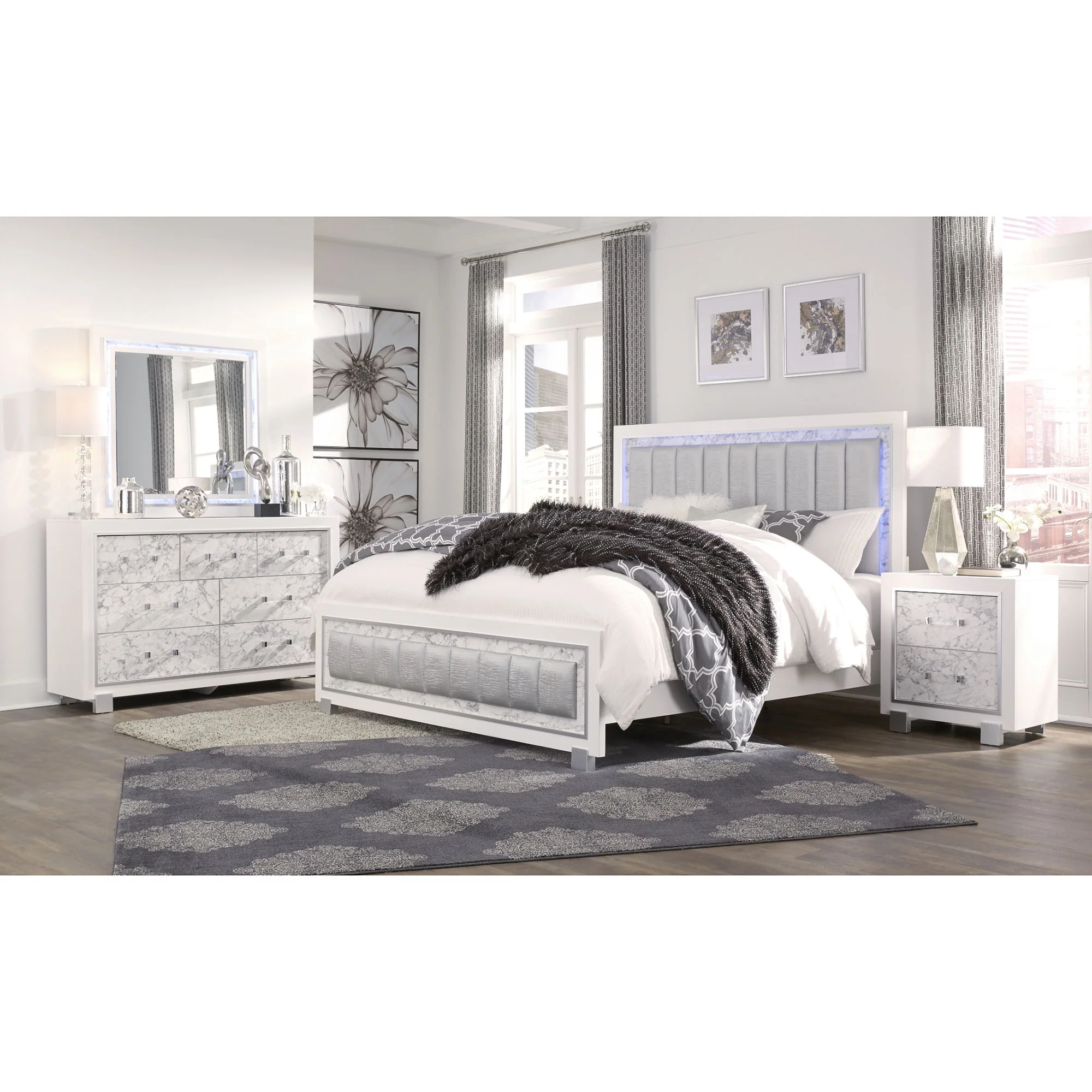 Skye - Marble Chest - White - Image 3