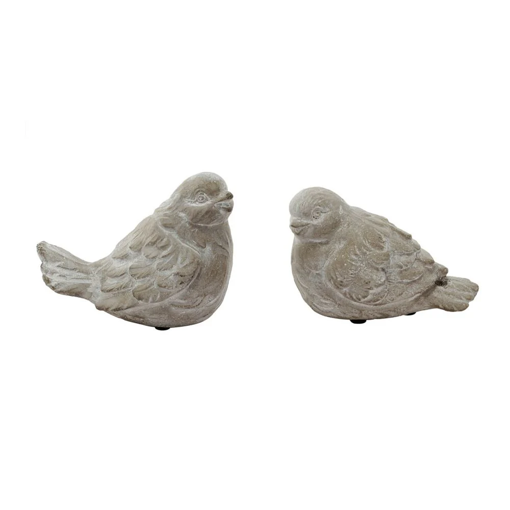 Skye Sparrow Bird Accents (Set of 2) - Antique Gray - Image 5