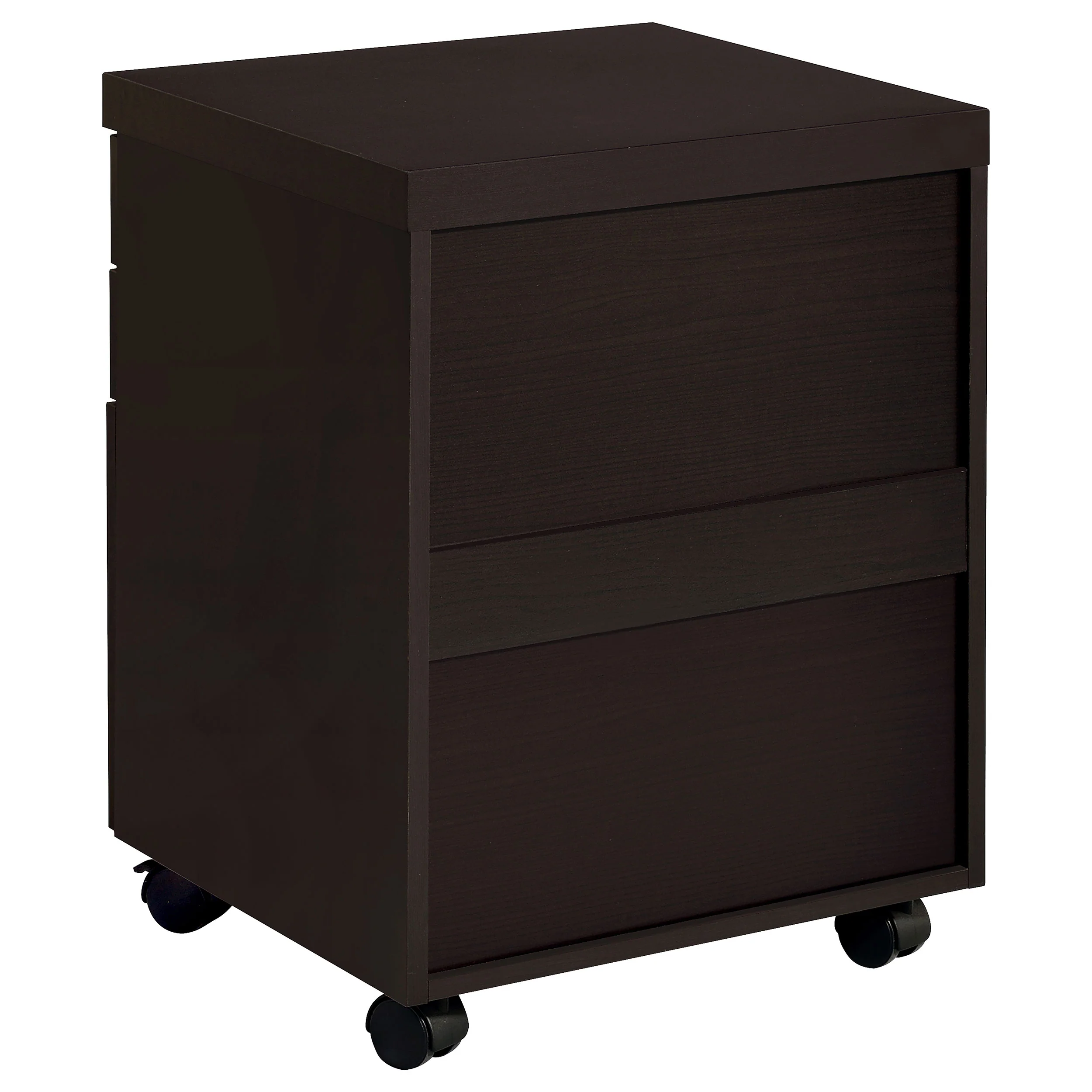 Skylar 3-Drawer Mobile File Cabinet in Cappuccino - Image 8