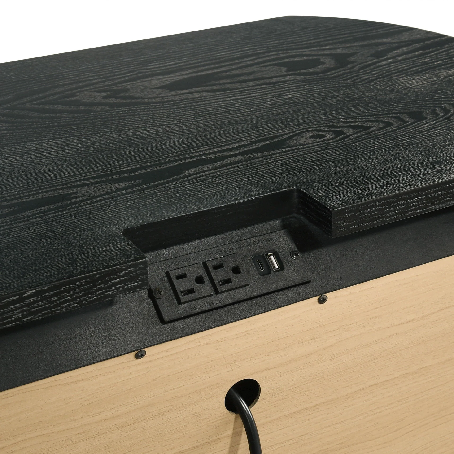 Skyline - 2 Drawer Nightstand - Onyx - Image 4