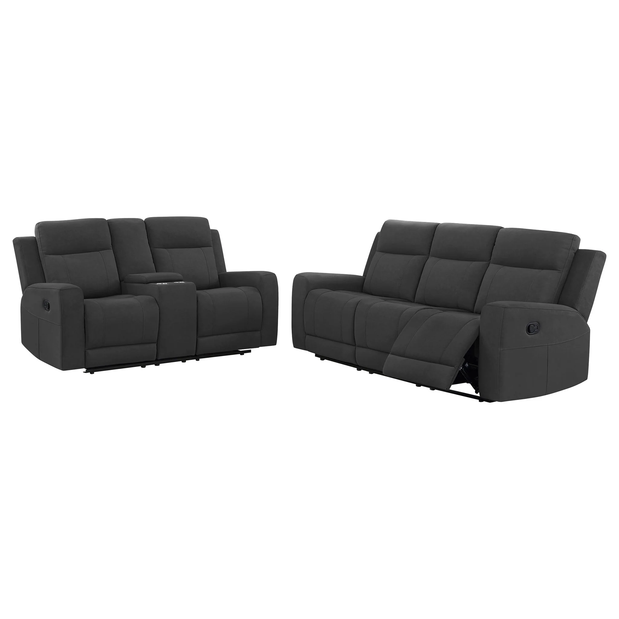 Slater - 2 Piece Reclining Sofa Set With Manual Recline - Image 2
